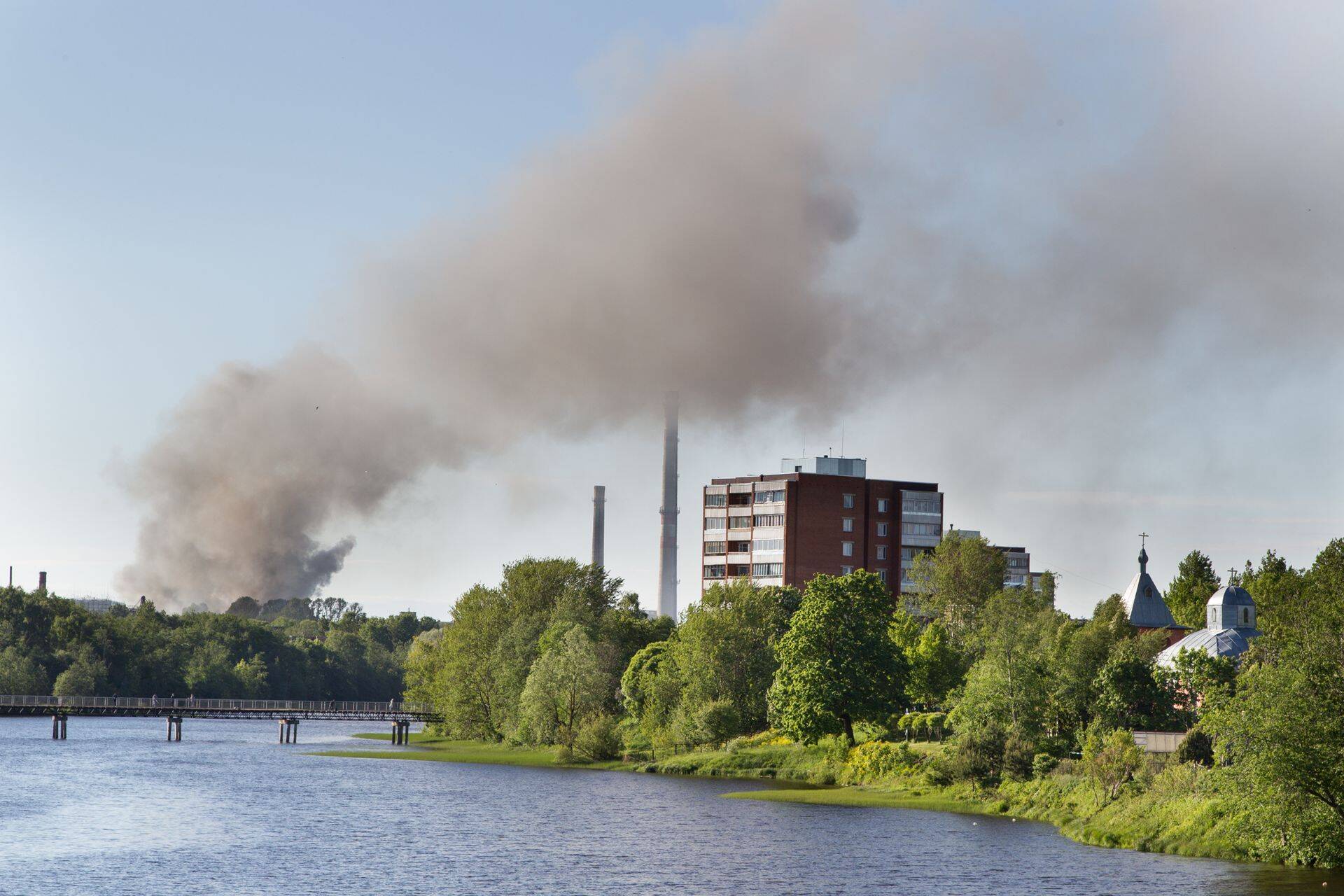 Silmeti tehase põleng Sillamäel