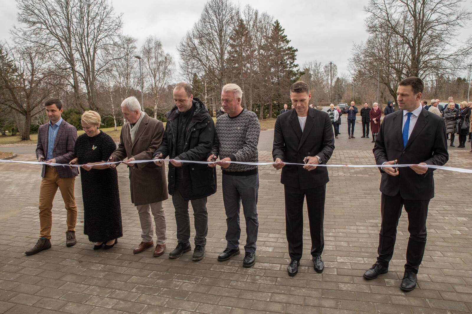 Hiiumaa haigla renoveeritud peahoone avamine.