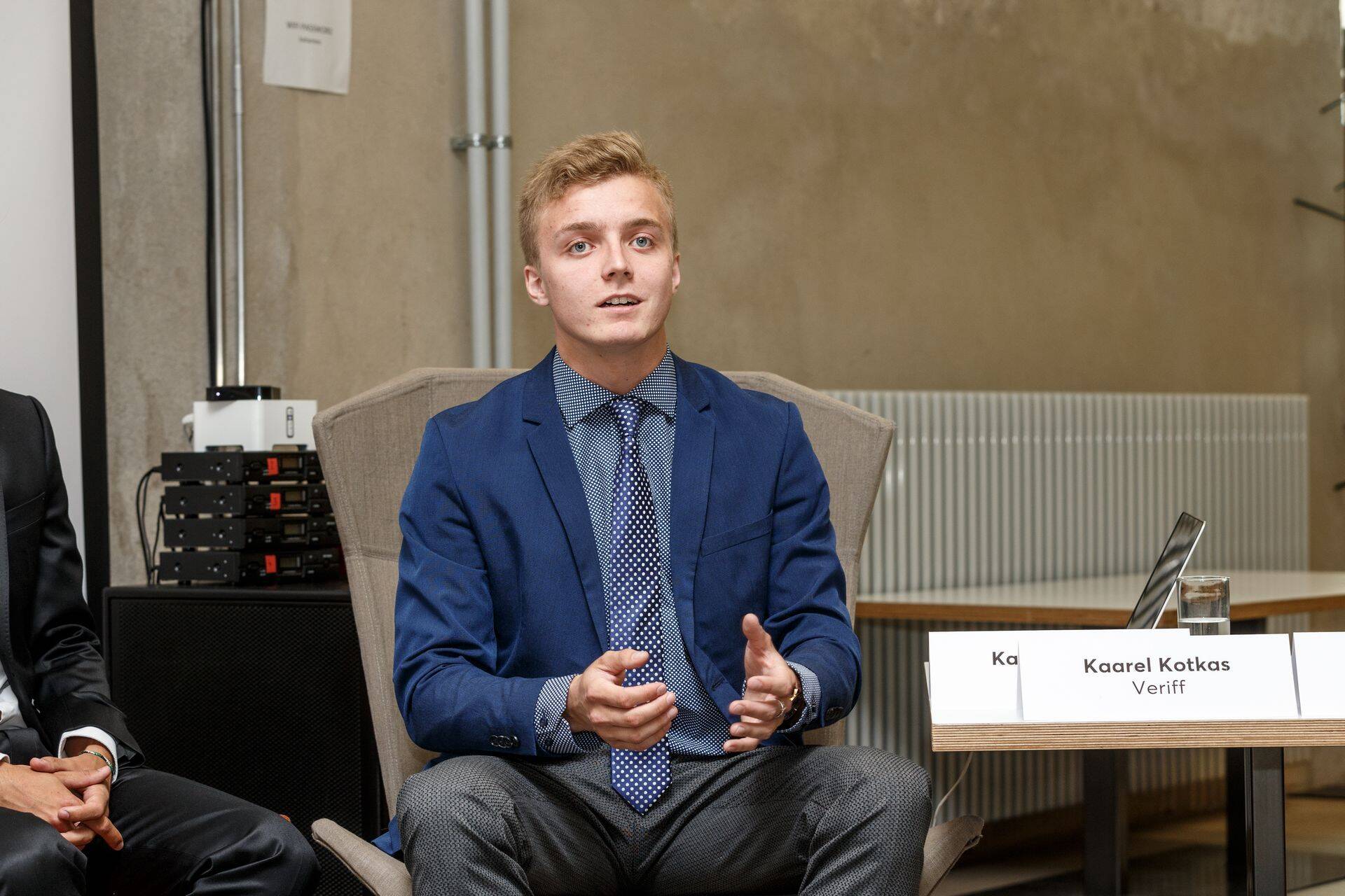 Fraasi "verifikatsiooni šeriff" järgi nime saanud ettevõtte Veriff juht Kaarel Kotkas leiab, et idufirma on edukas siis, kui see lahendab mingi probleemi kümme korda paremini, kui seda varem tehti.
