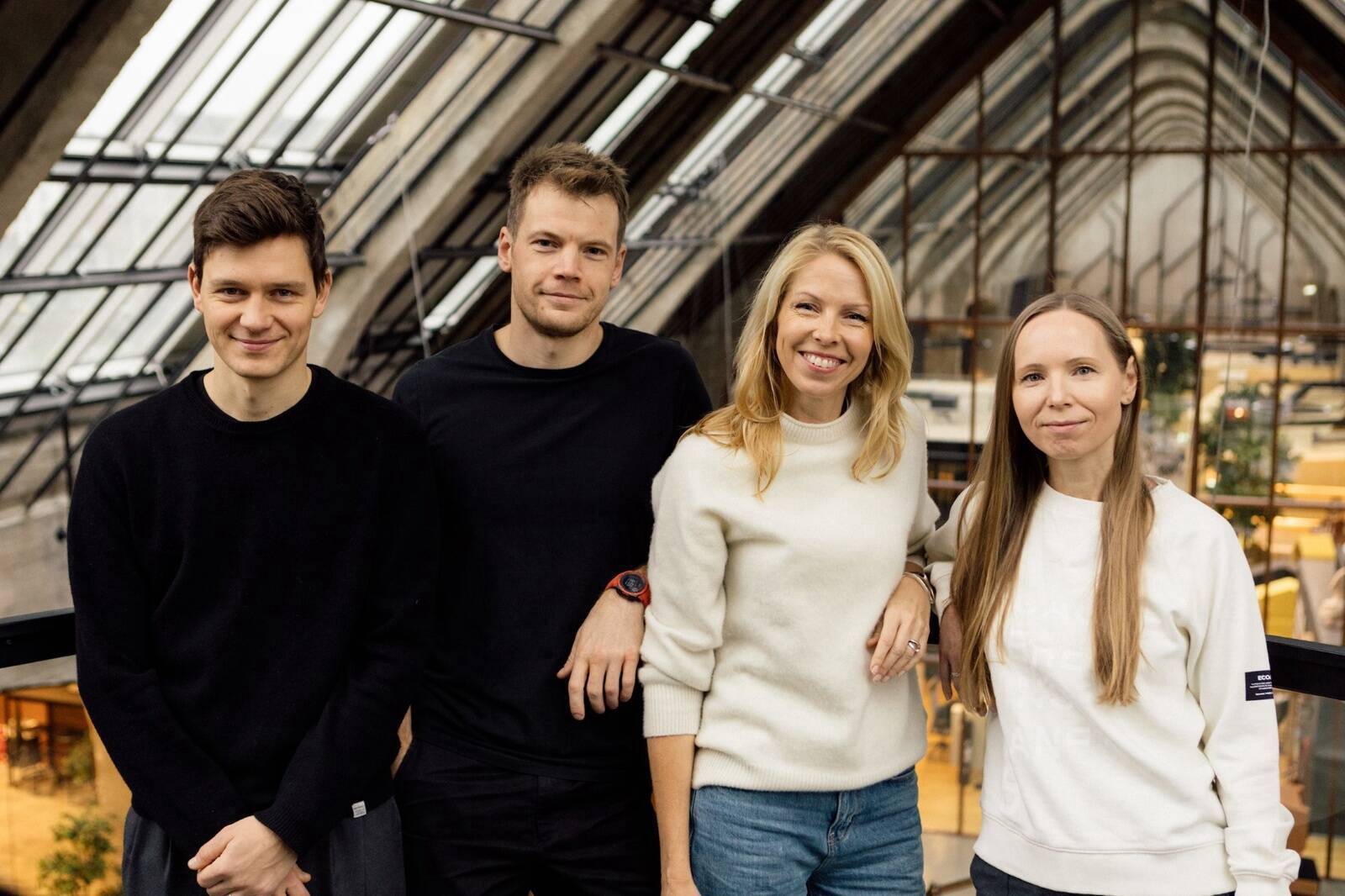 Esgridi tiim. Vasakult Ott Ilves, Jevgeni Bogatõrjov, Katrin Isotamm ja Oksana Tolmatšova.