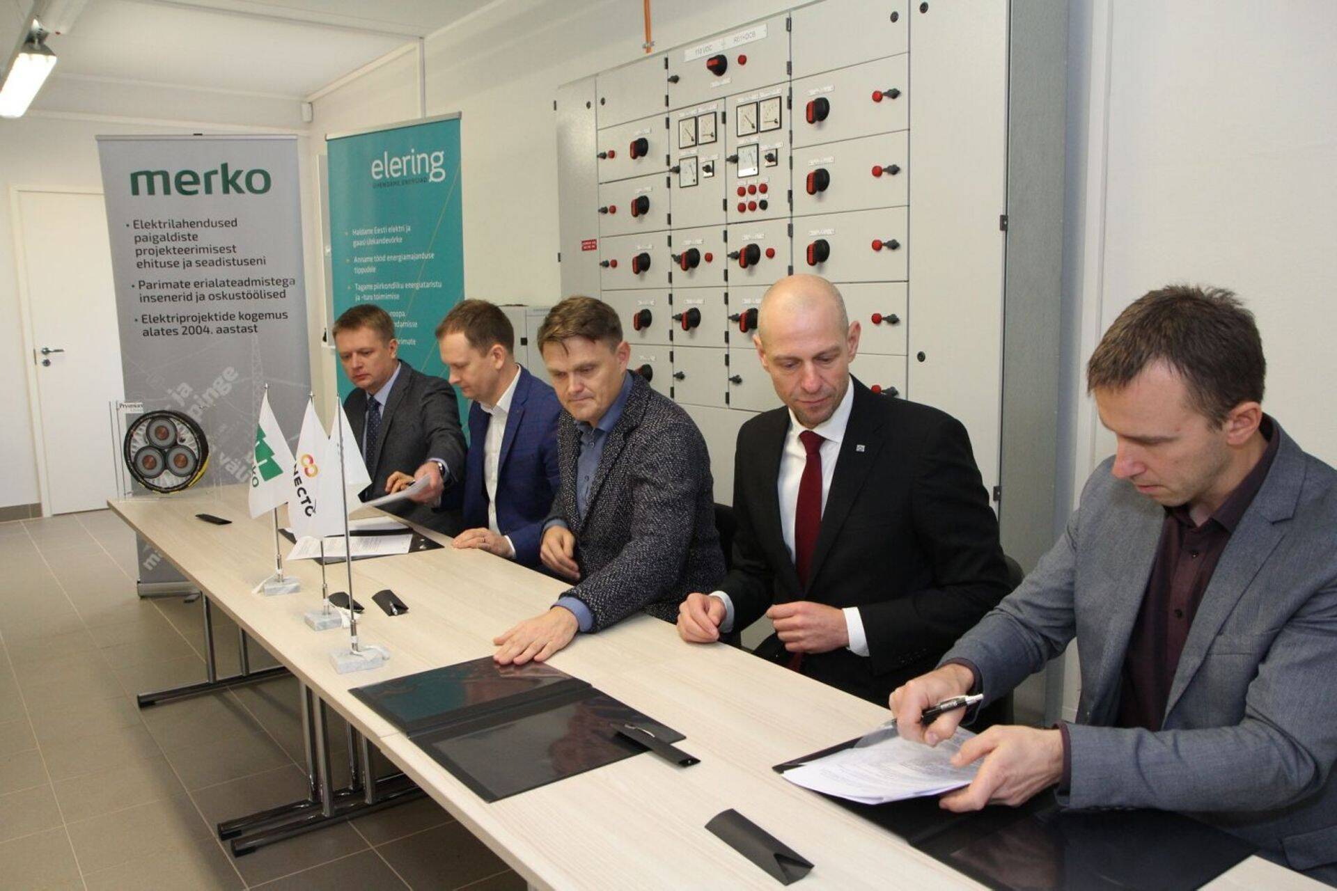 Connecto koos Merko Infraga sõlmis mullu novembris Eleringiga lepingu Suure väina110 kV merekaabli ehitamiseks.