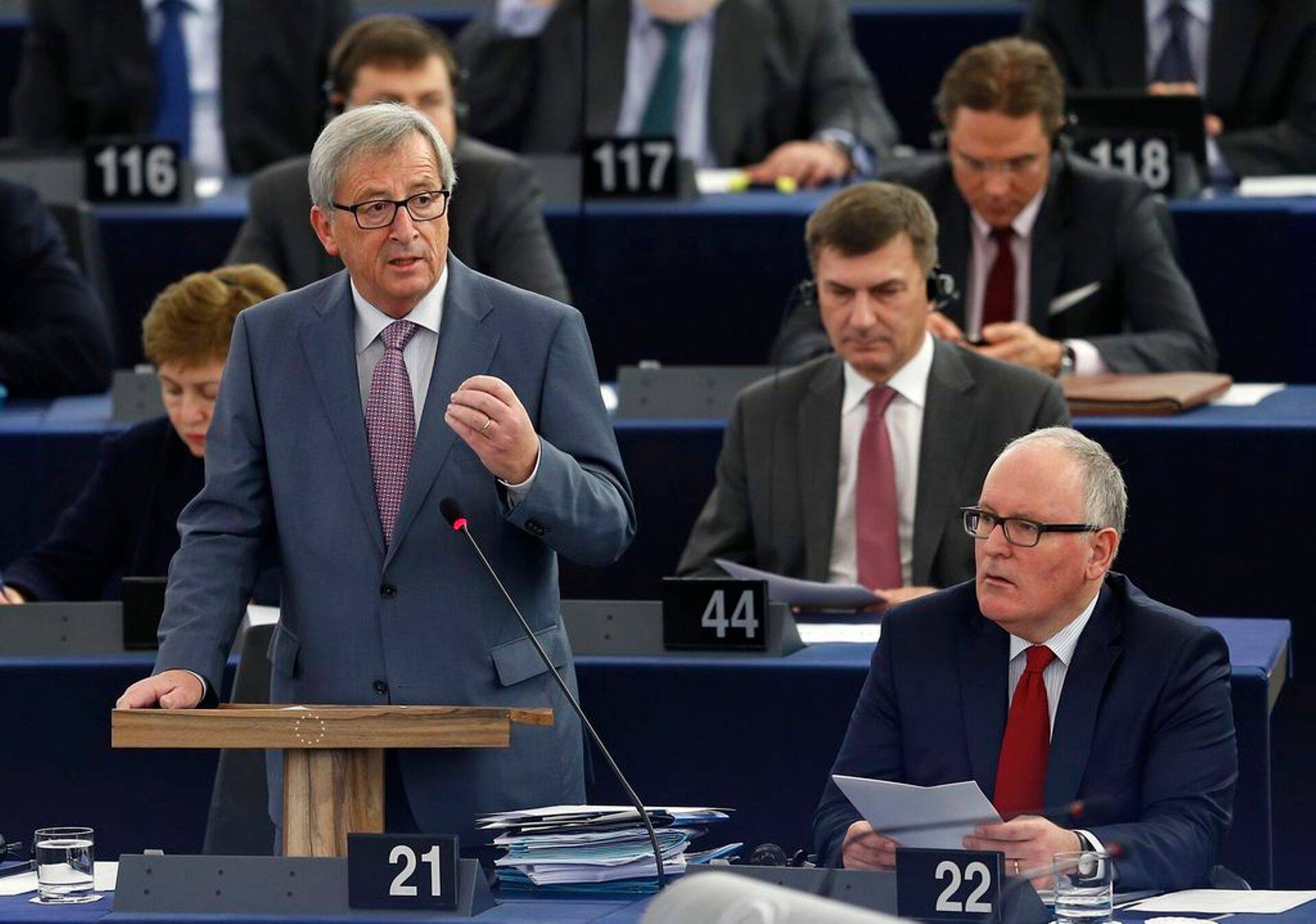 Jean Claude Juncker Euroopa Parlamendis