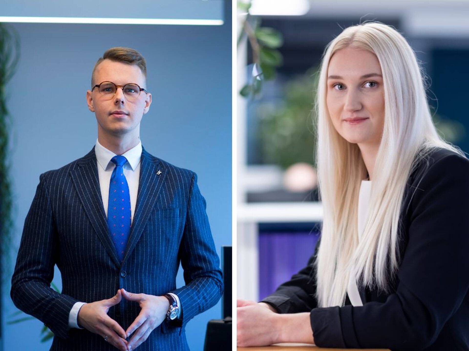 Grant Thornton Balticu finants- ja maksunõustaja Eve Lille ning Grant Thornton Balticu finantsnõustamise valdkonna juht Erik Suits