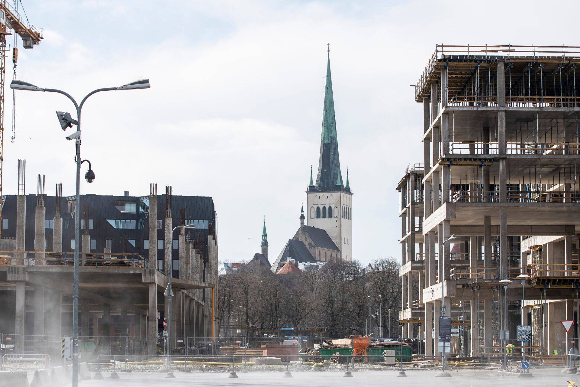 Ehitusobjekt Tallinnas.