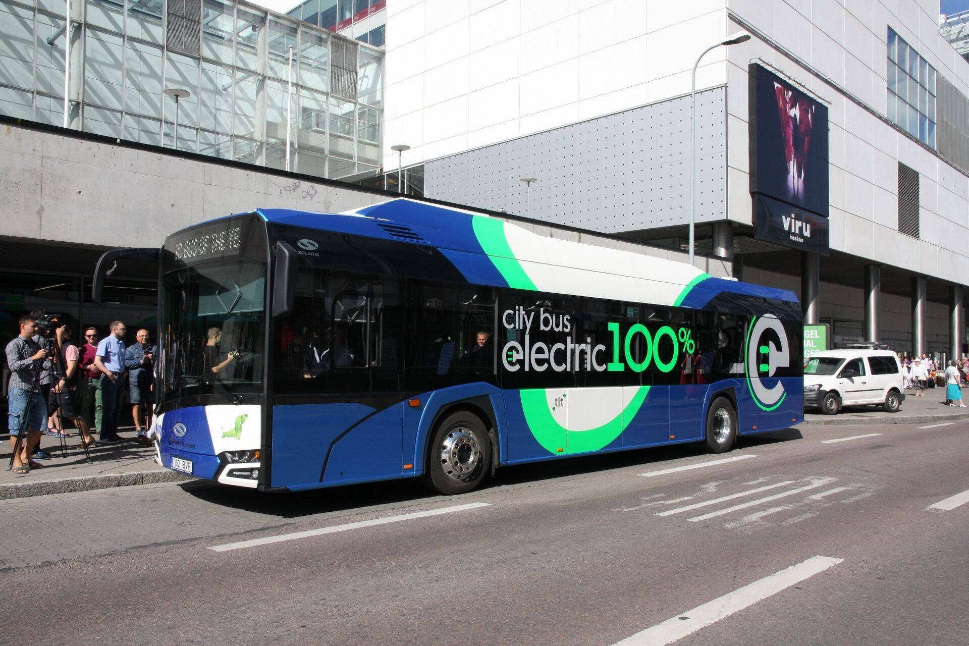Elektri jõul sõitev Solaris Urbino 12 Electric.