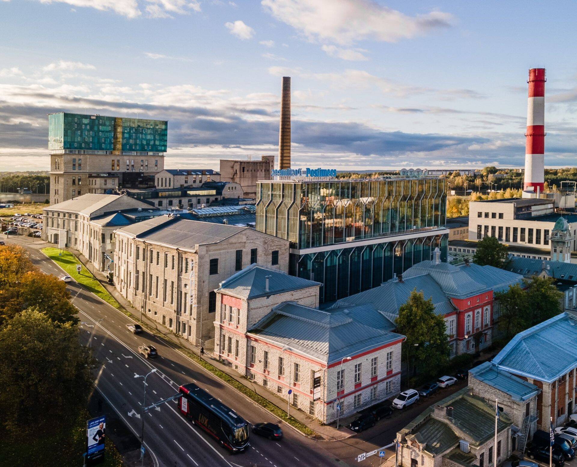 Fahle koostöötamiskeskus hõlmab kolm ja pool korrust (Foto: Workland Fahle).