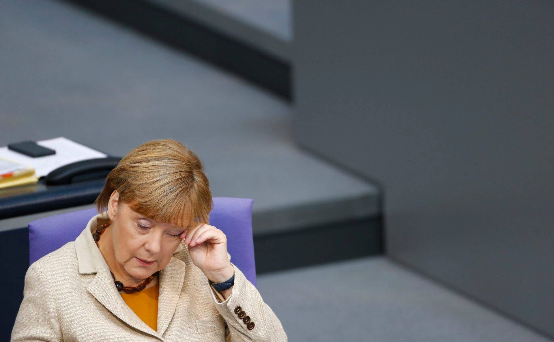 Saksamaa kantsler Angela Merkel Bundestagis