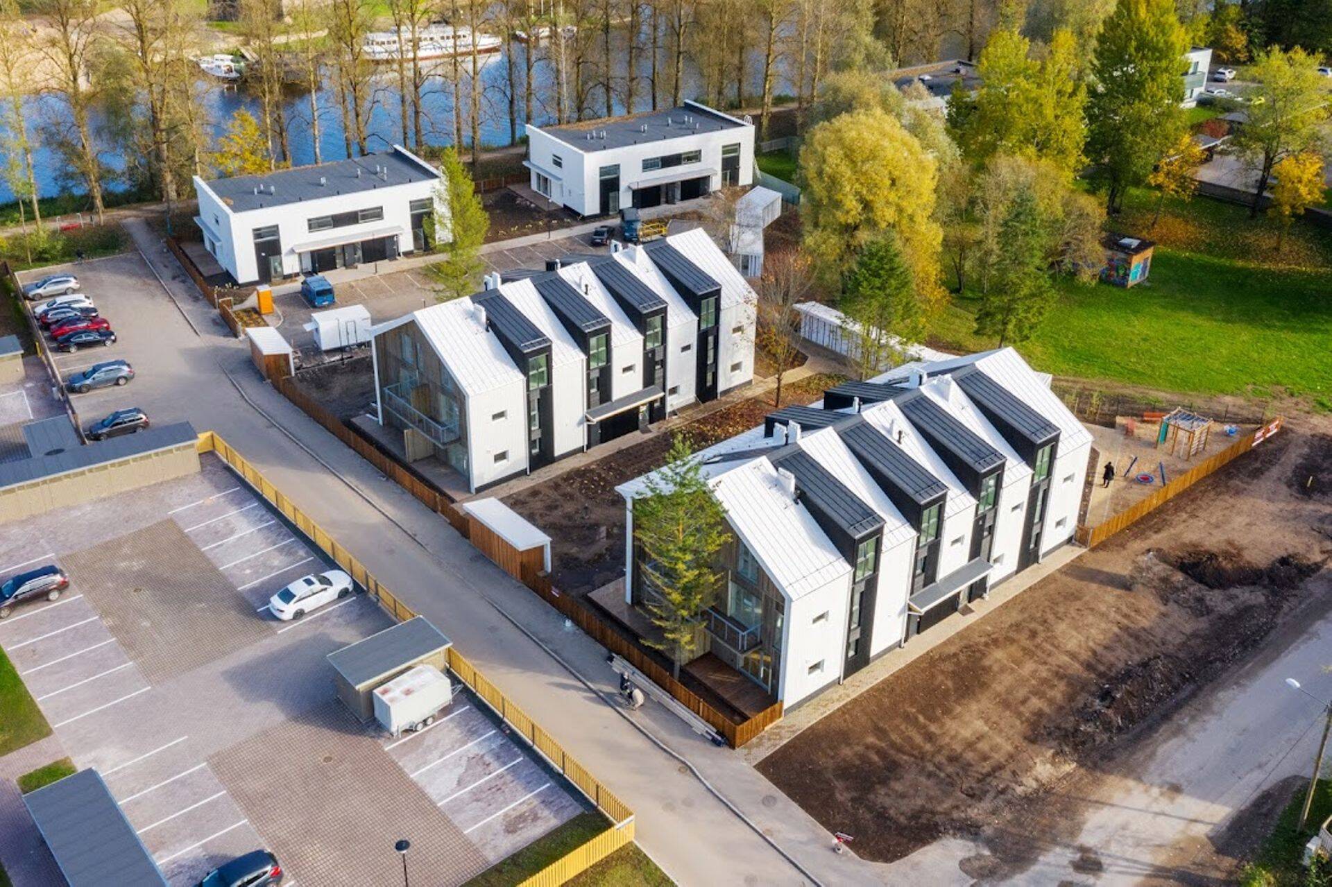 Üks Arco Vara arendusi, Kodukalda kortermajad Tartus Emajõe ääres.