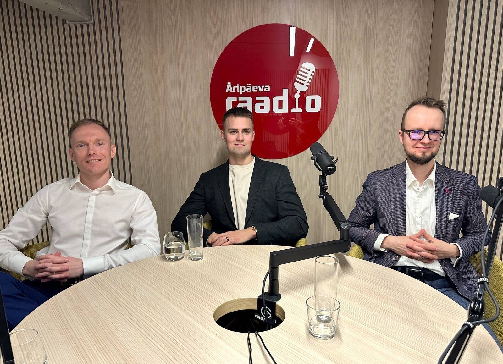 Fotol Tanel Rooba, Robert Uibu ja Leo Rummel.