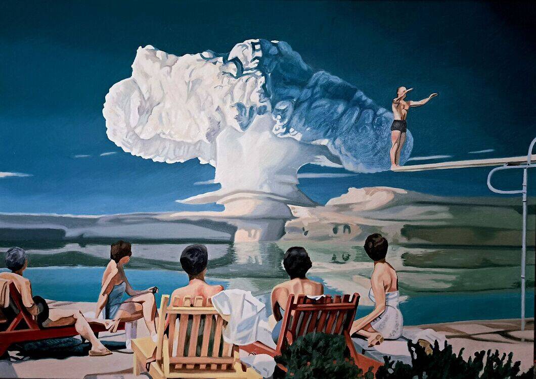 Eelmisel aastal müüdi Alo Valge teos “Doomsday Blue” rekordhinnaga üle 20 000 euro.