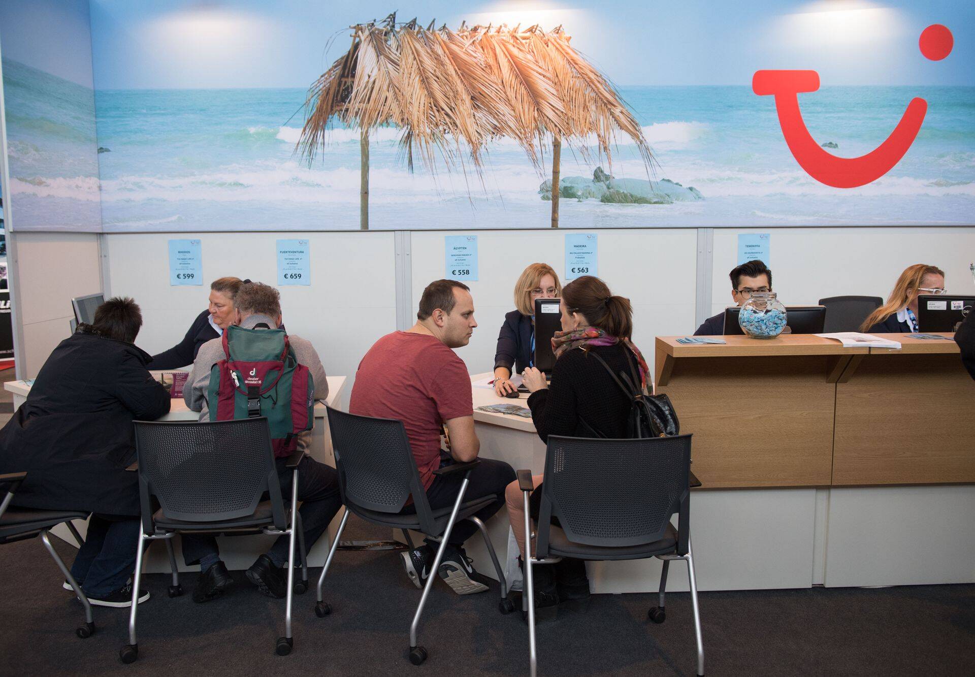 TUI boks Stuttgarti reisimessil 2017. aastal.