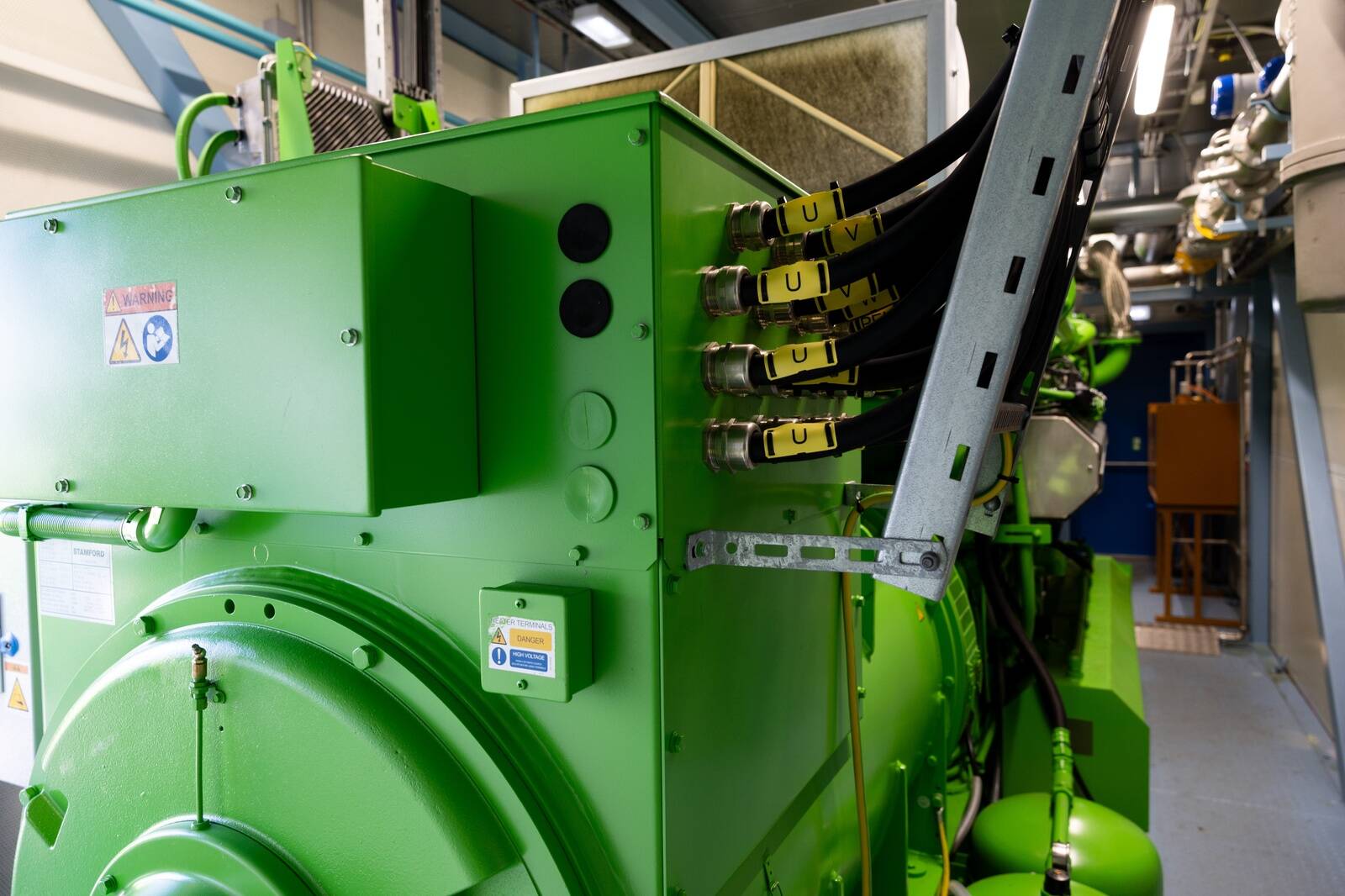 В год моторы новой когенерационной станции вырабатывают энергии примерно на миллион евро.