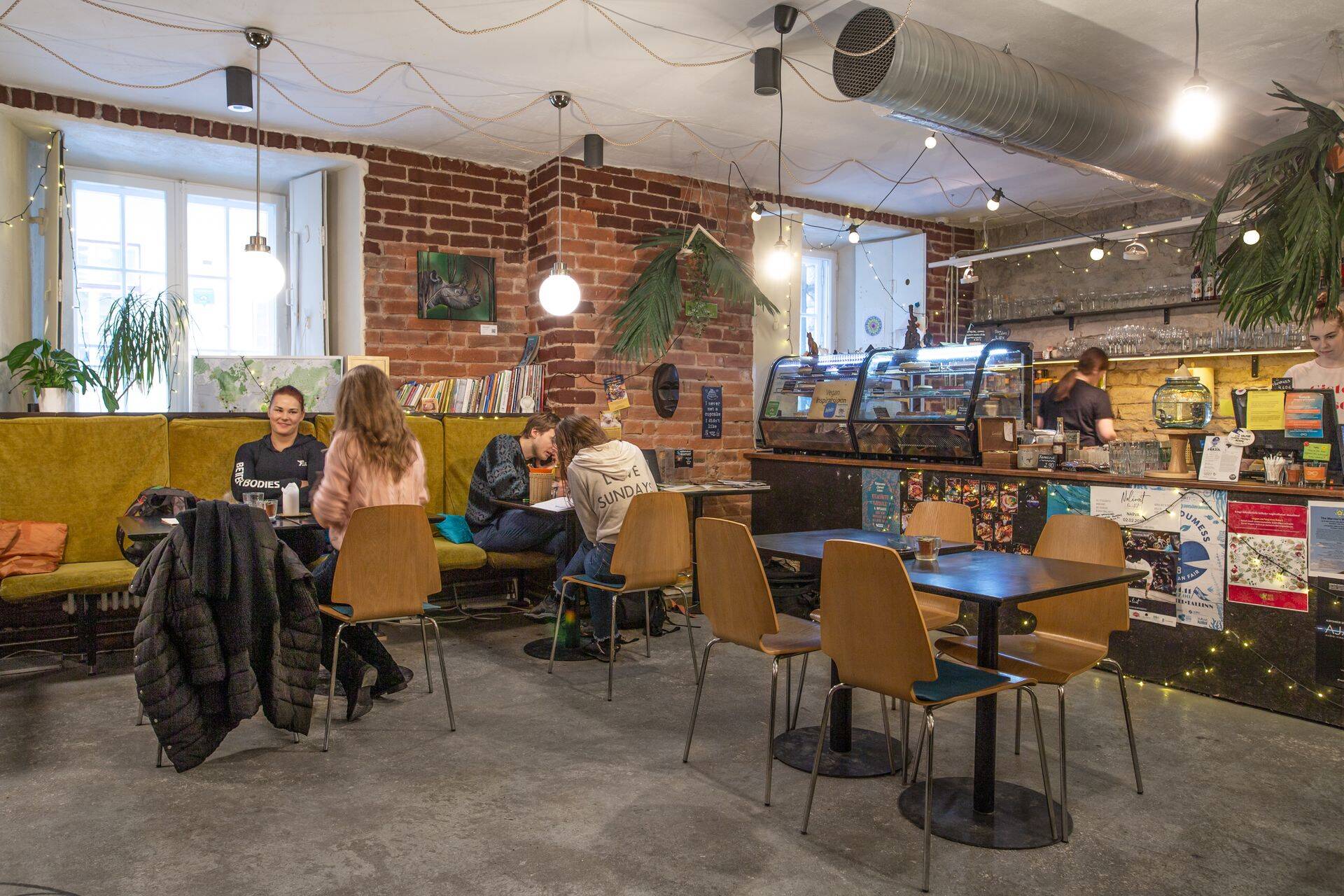 Tallinna vanalinnas asuva Vegan Inspiratsiooni atmosfäär oli üpriski lummav.