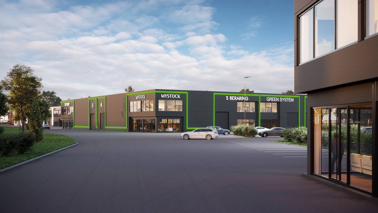 Roheline maja aadressil Lepatriinu 4 peaks valmima 2024. aasta suveks (Visuaal: arhitektuuribüroo Arhgild).