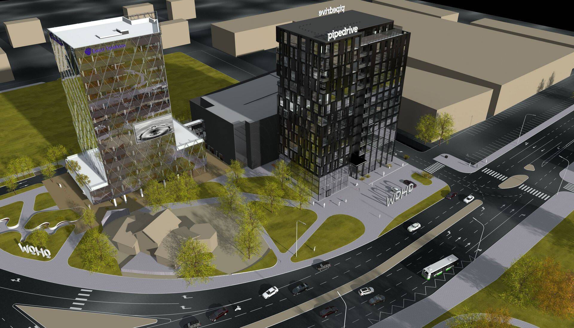 WoHo teise hoone ehitus lõpeb 2018 sügisel