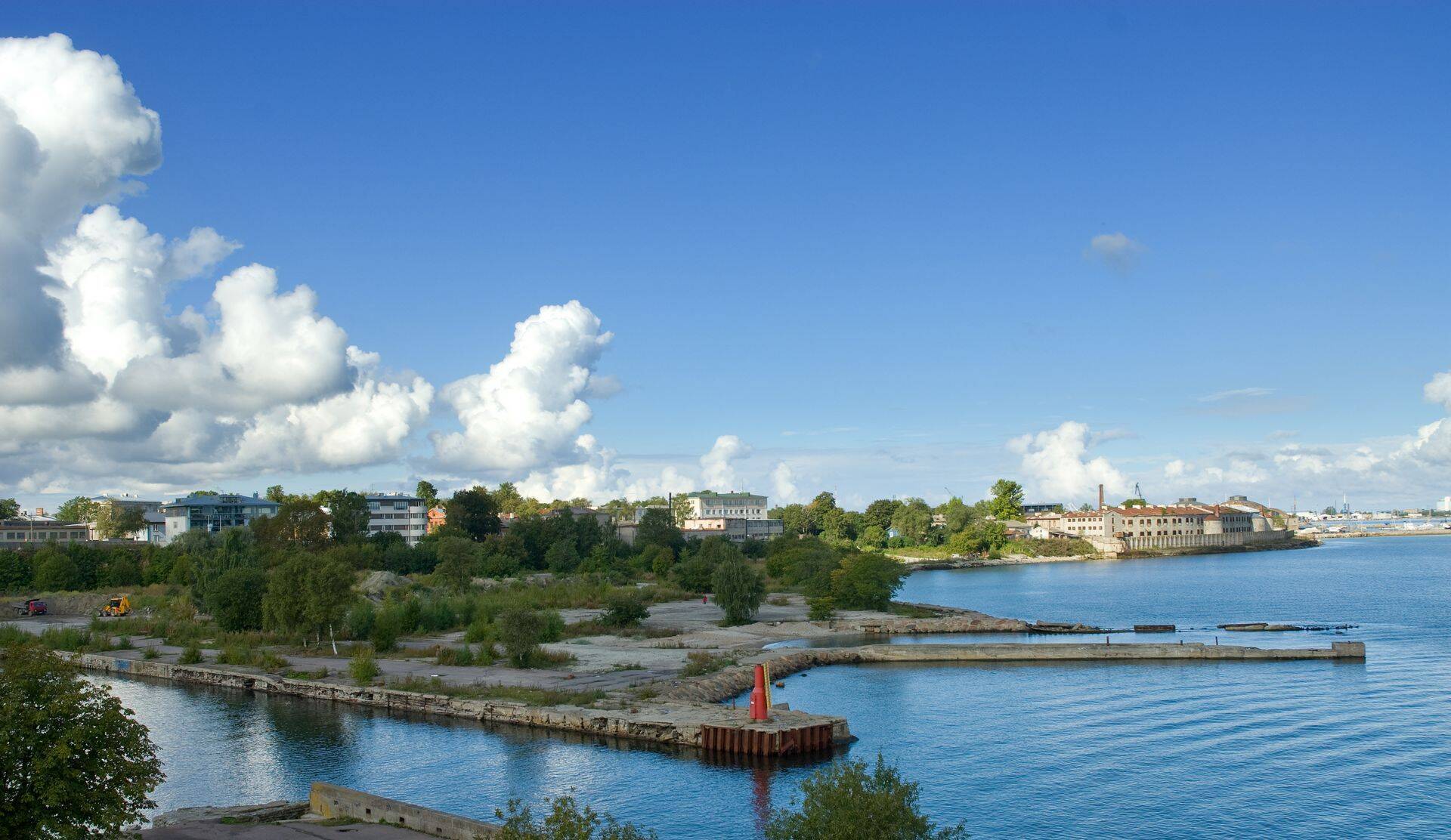 Aerofoto Kalaranna 1 kinnistust