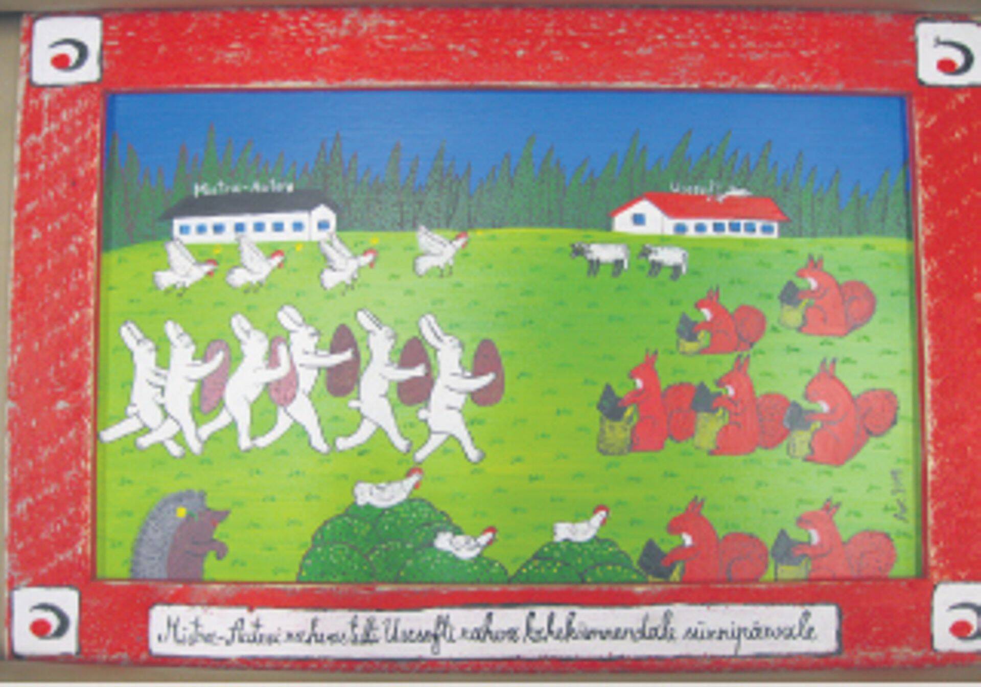 Kunstiline nägemus meie ettevõttest - Mistra-Autexi poolt
20. juubeliks kingitud Ave Nahkuri pilt