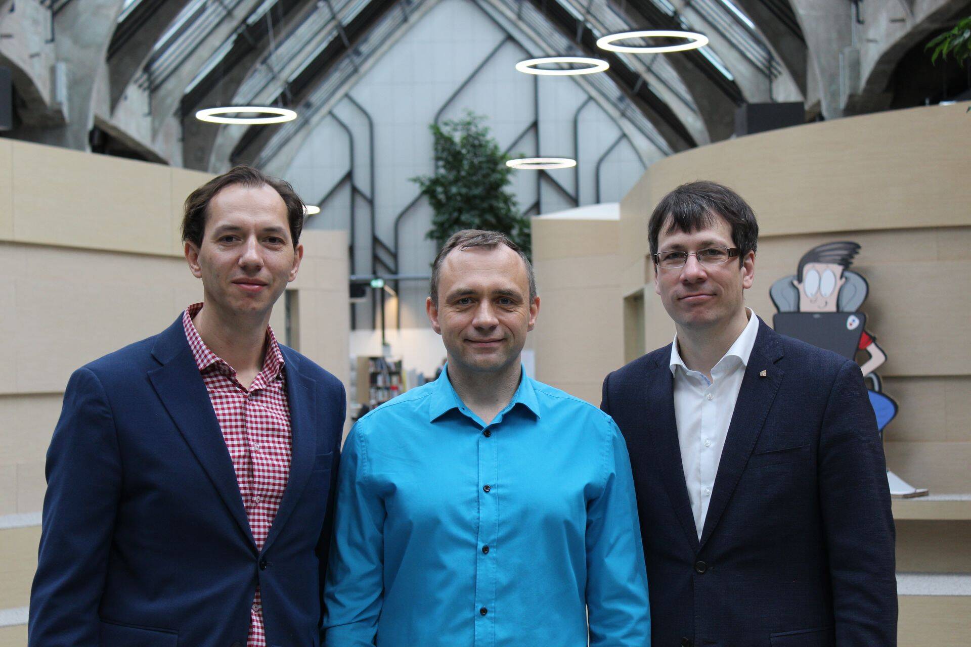 Vasakult Martin Rajasalu, Paavo Siimann ja Ranno Tingas