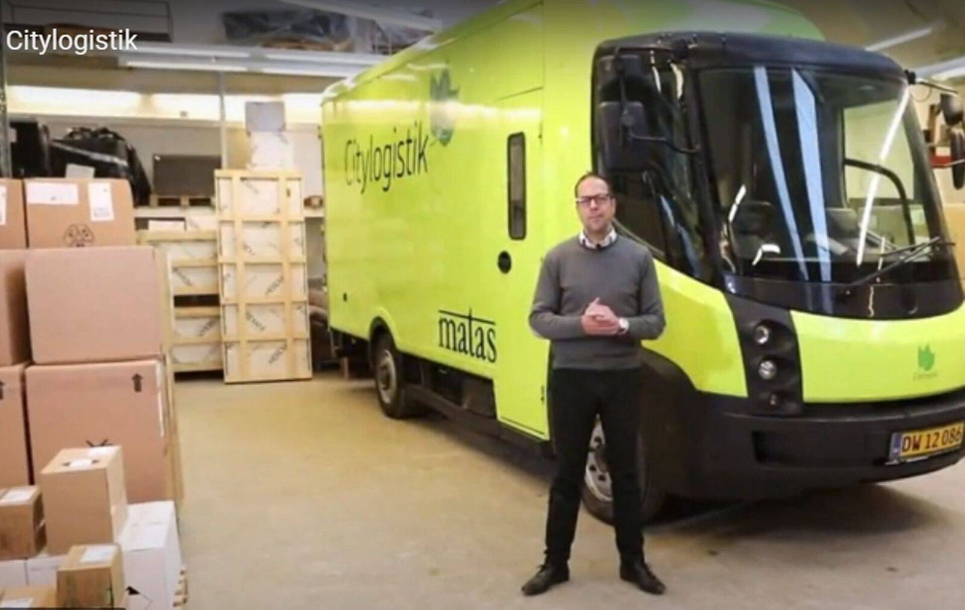 Kaader viimase miili logistika ettevõtte tutvustusvideost.