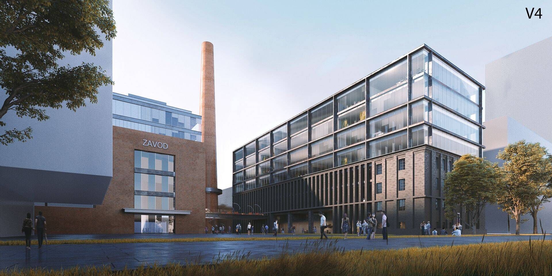 Nordeconi  tütarettevõtte ehitatav moodne büroomaja Kiievis