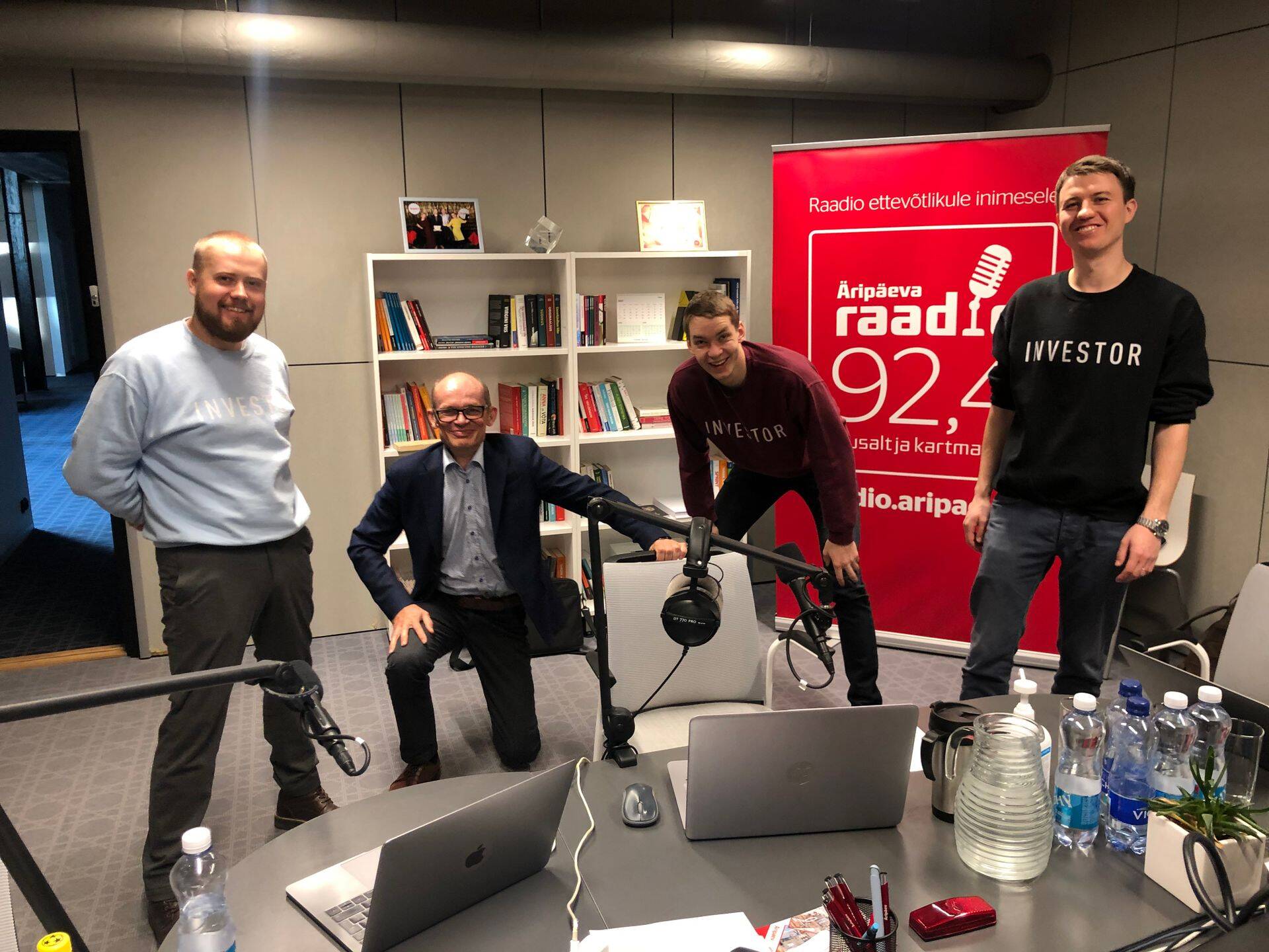 Vasakult Tõnis-Denis Merkuljev, Igor Rõtov, Marko Oolo ja Juhan Lang.