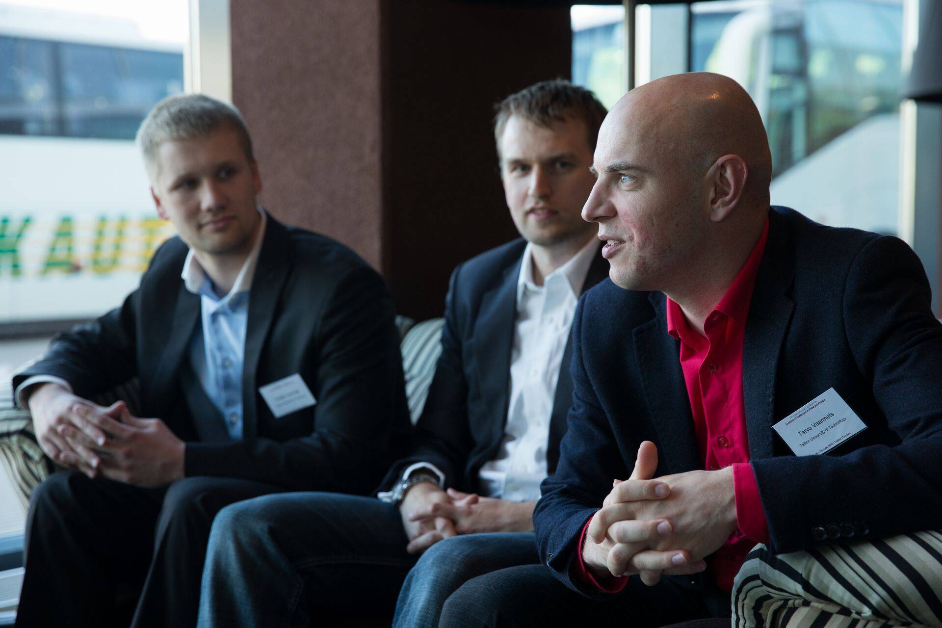 Vasakult: TTÜ doktorant Kristjan Liivamägi, TTÜ vanemteadur Tõnn Talpsepp, TTÜ doktorant Tarvo Vaarmets