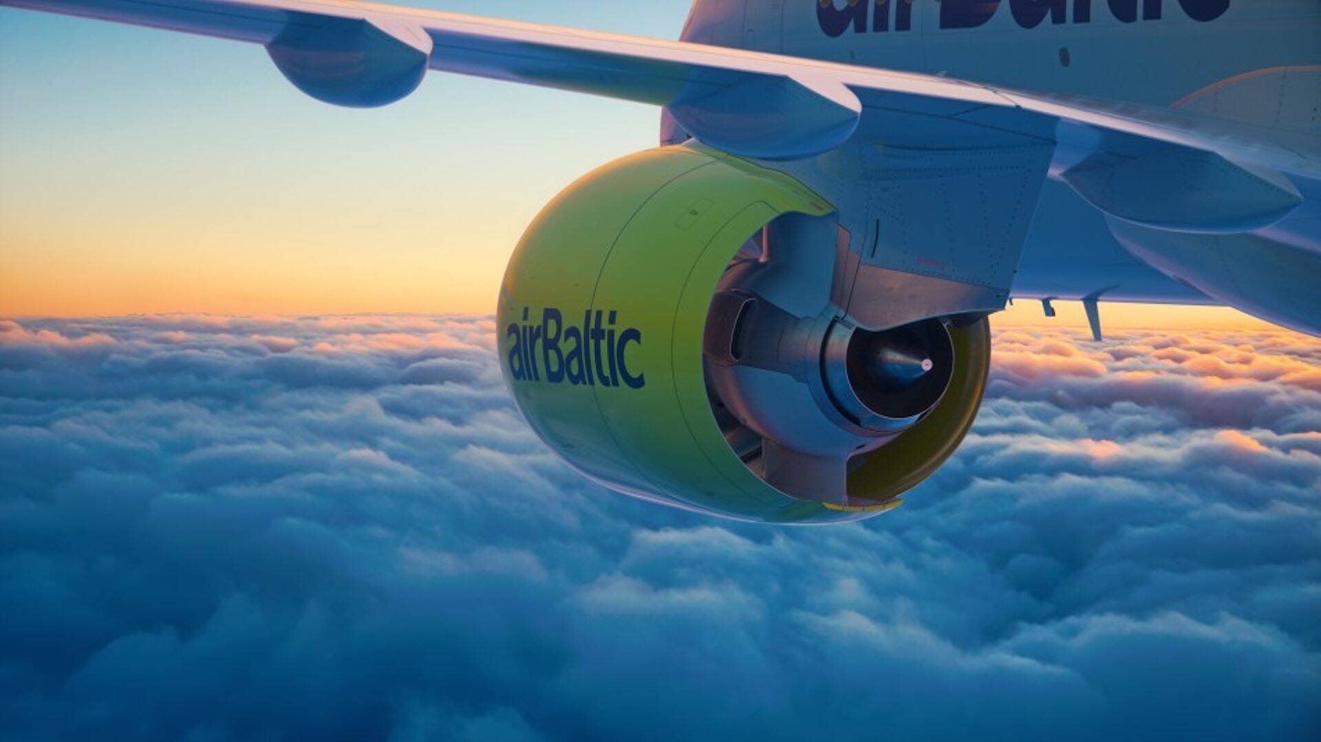 airBalticu lennuk.