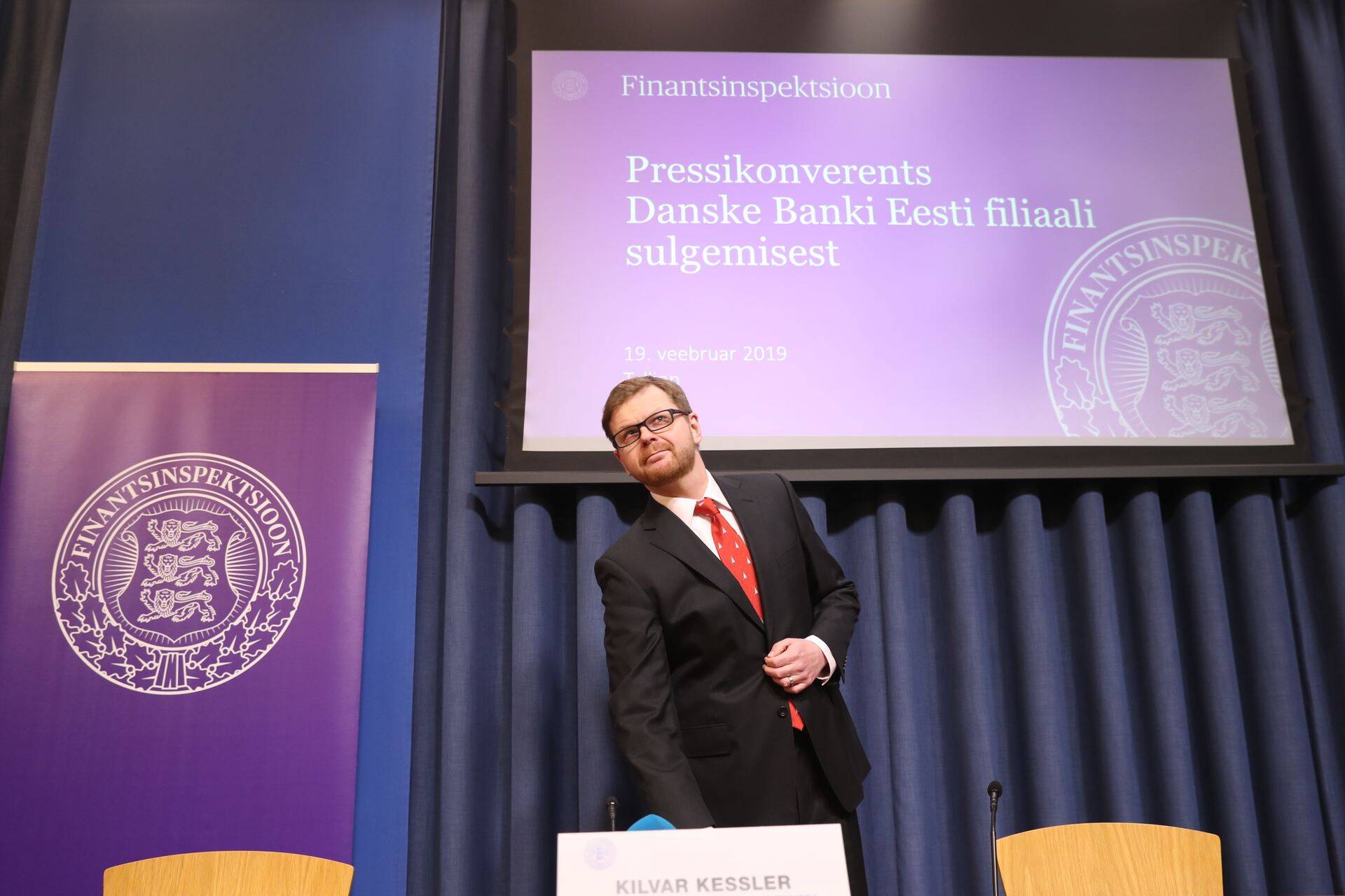 Finantsinspektsiooni juht Kilvar Kessler.