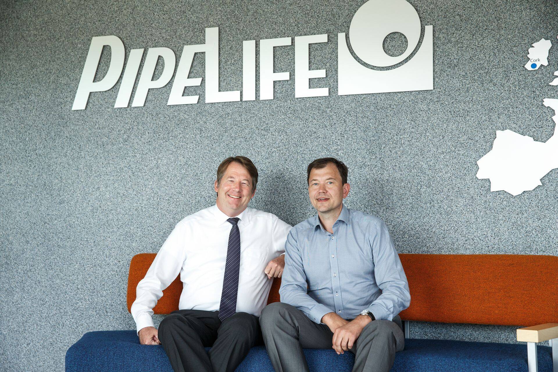 Pipelife Grupi peadirektor Niels Rune Solgaard-Nielsen ja Pipelife Eesti tegevjuht Anti Orav.