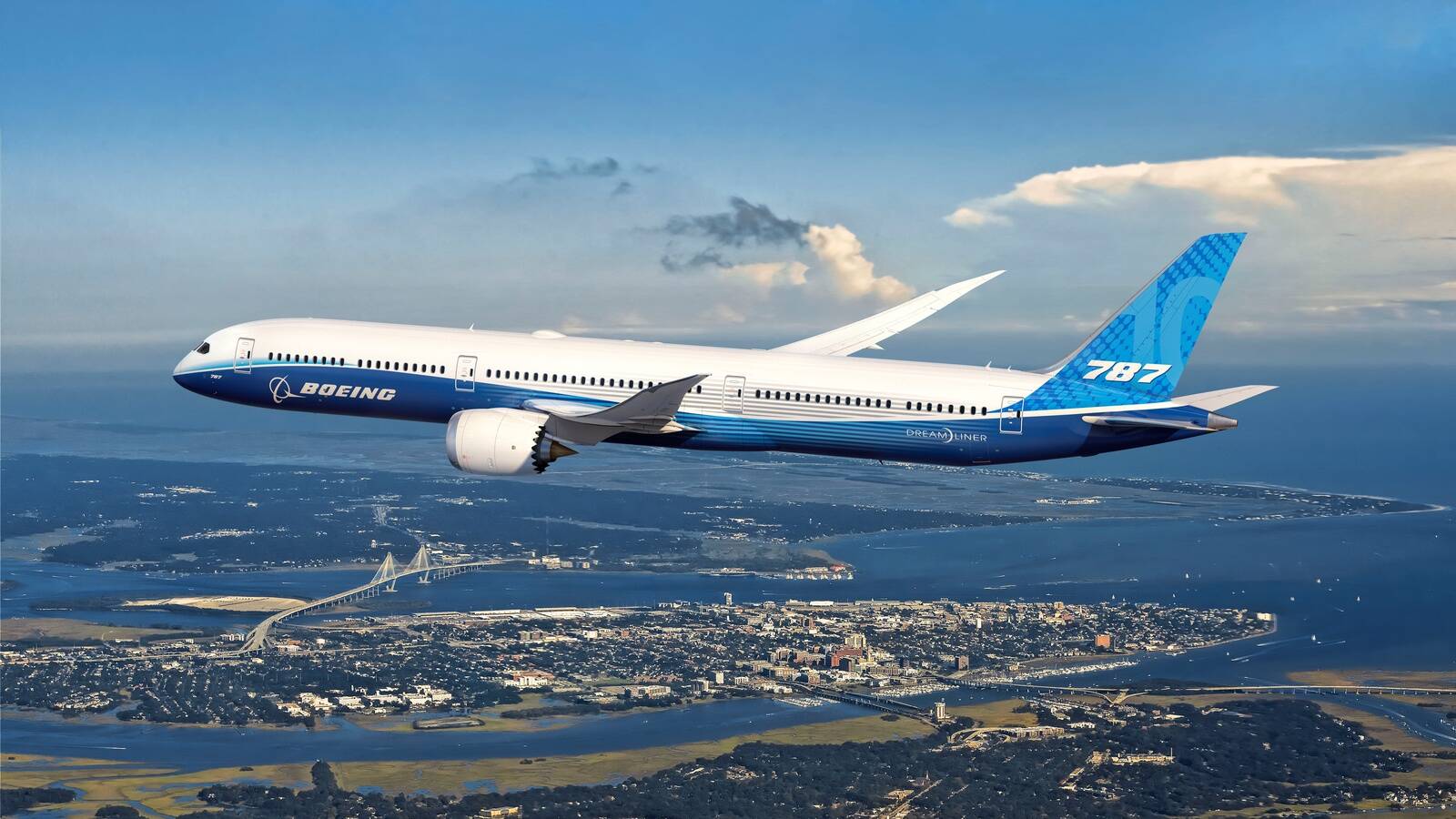 Boeing 787-8 Dreamliner.