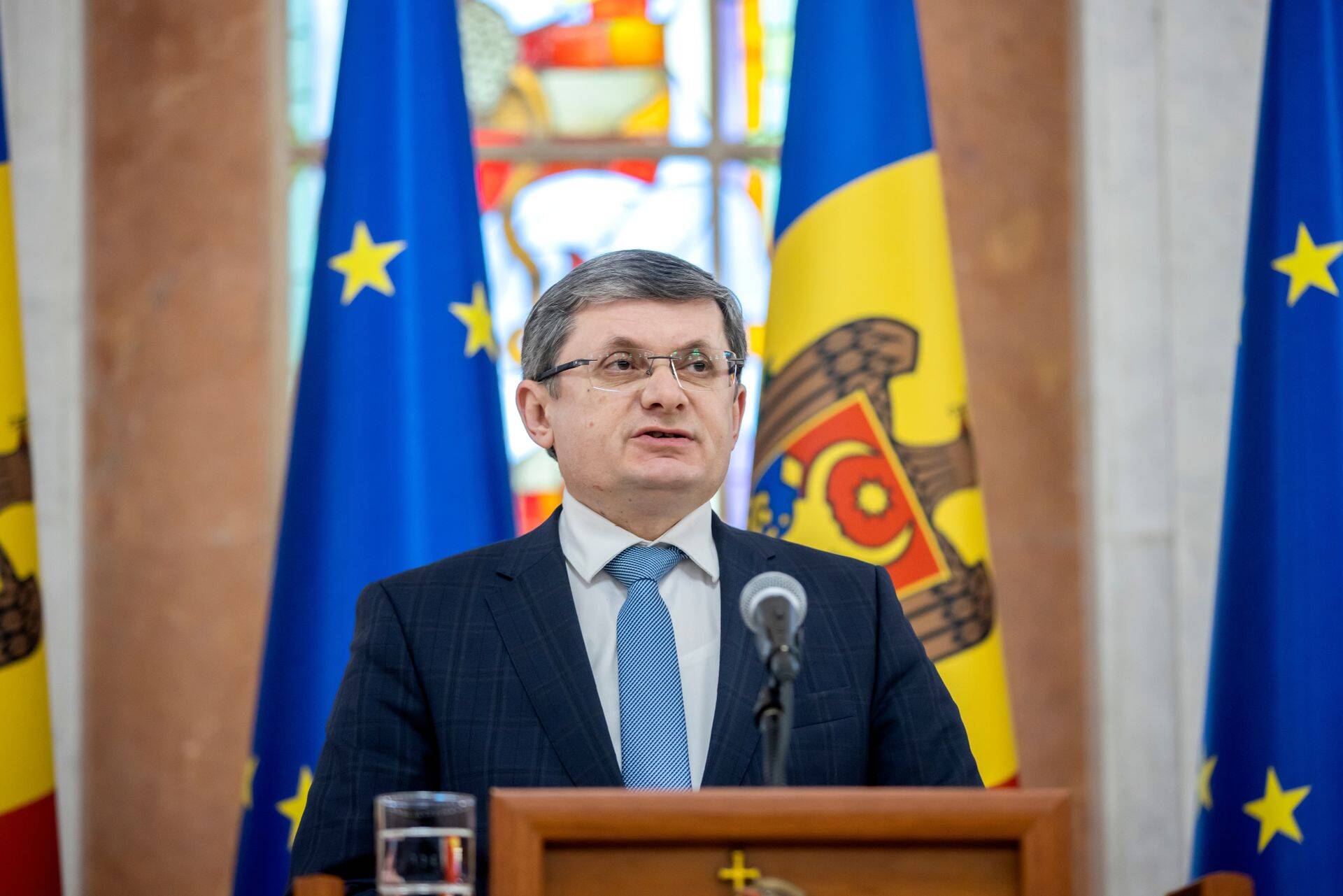 Спикер парламента Молдовы и председатель правящей партии Игорь Гросу.
