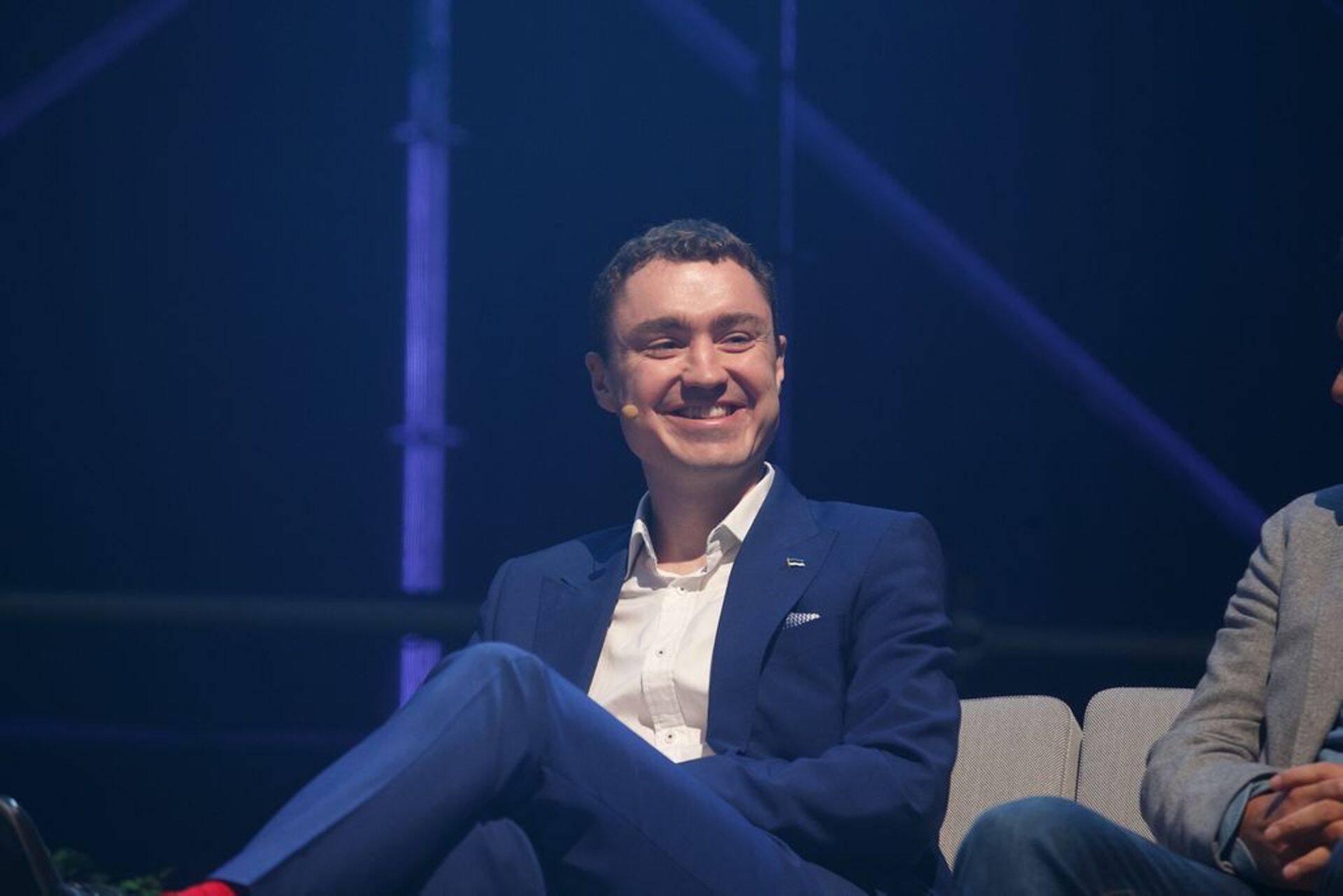 Peaminister Taavi Rõivas Helsingis IT-konverentsil Slush.