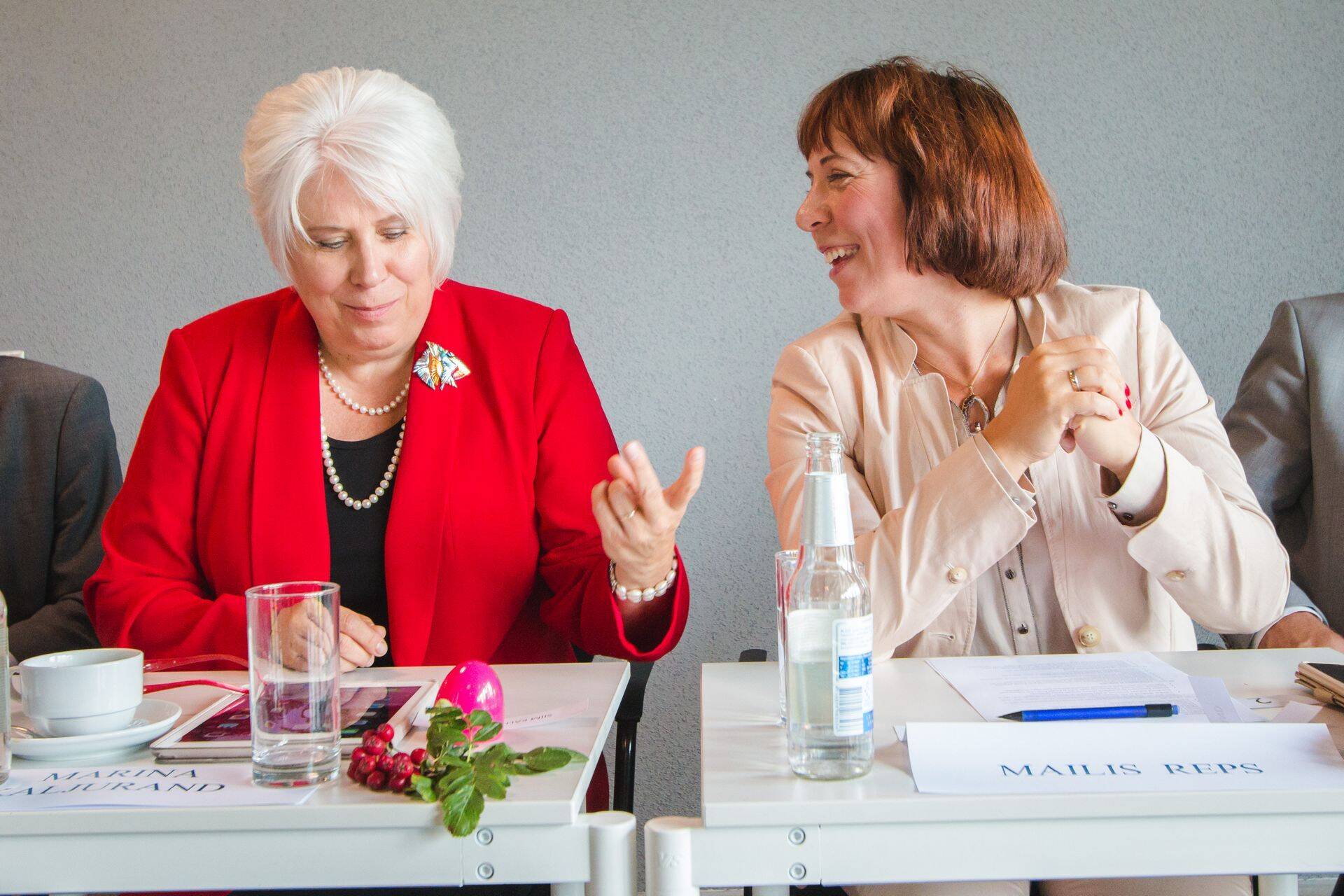 Marina Kaljurand ja Mailis Reps