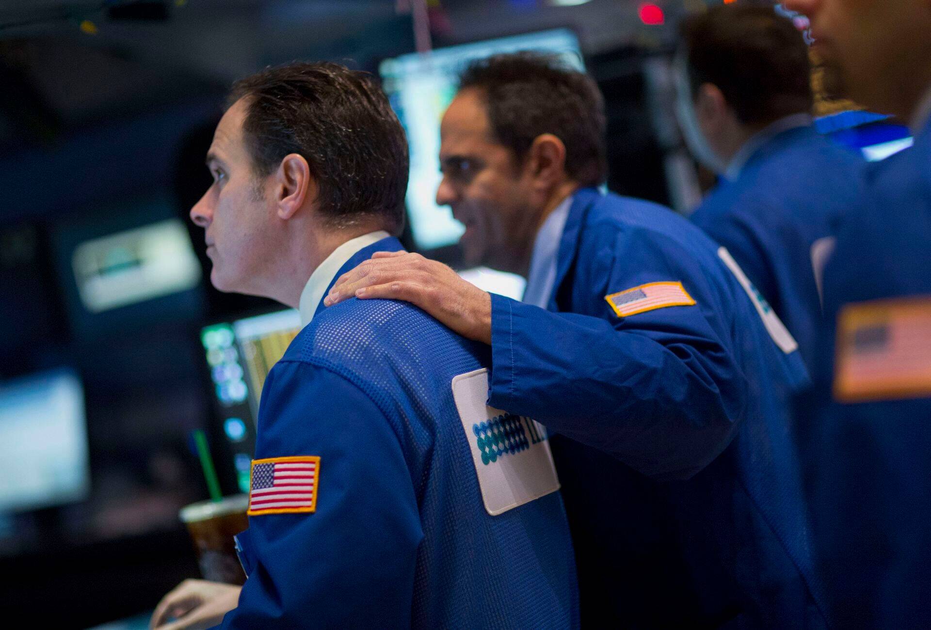 Börsimaaklerid Wall Streetil