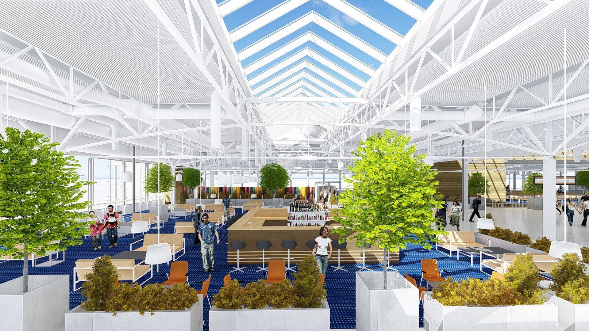 Проект реновации D-терминала. Фото: Nordecon