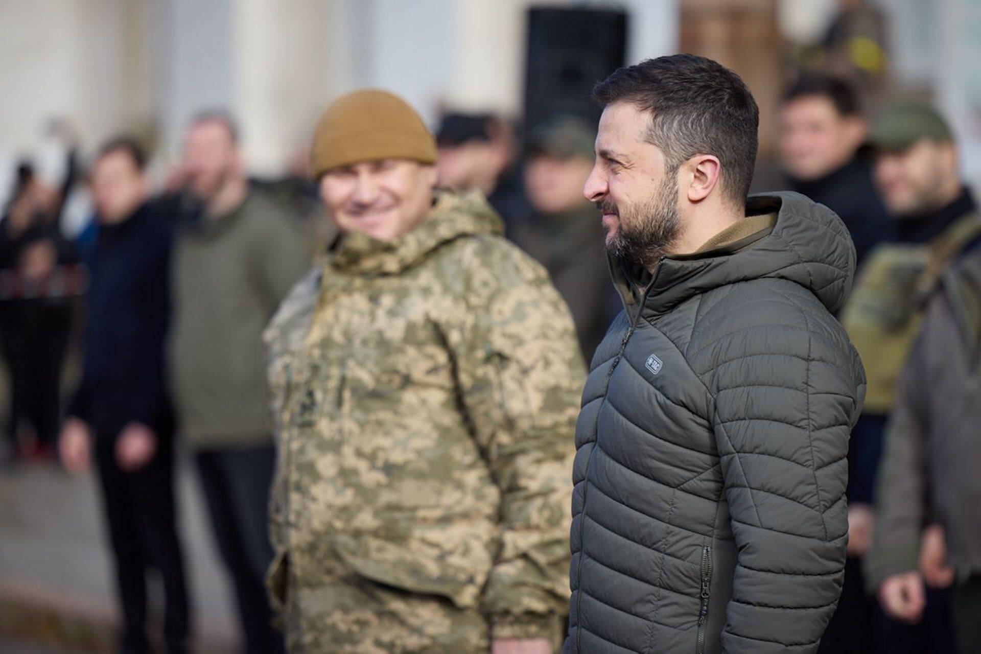 Владимир Зеленский посетил Херсон.