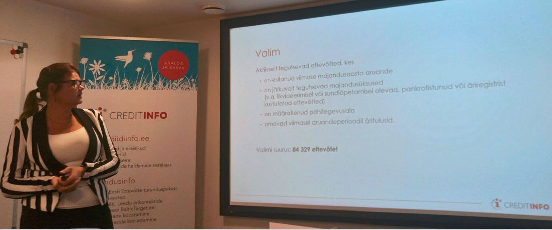 Creditinfo Eesti peaanalüütik Anne-Ly Ots
