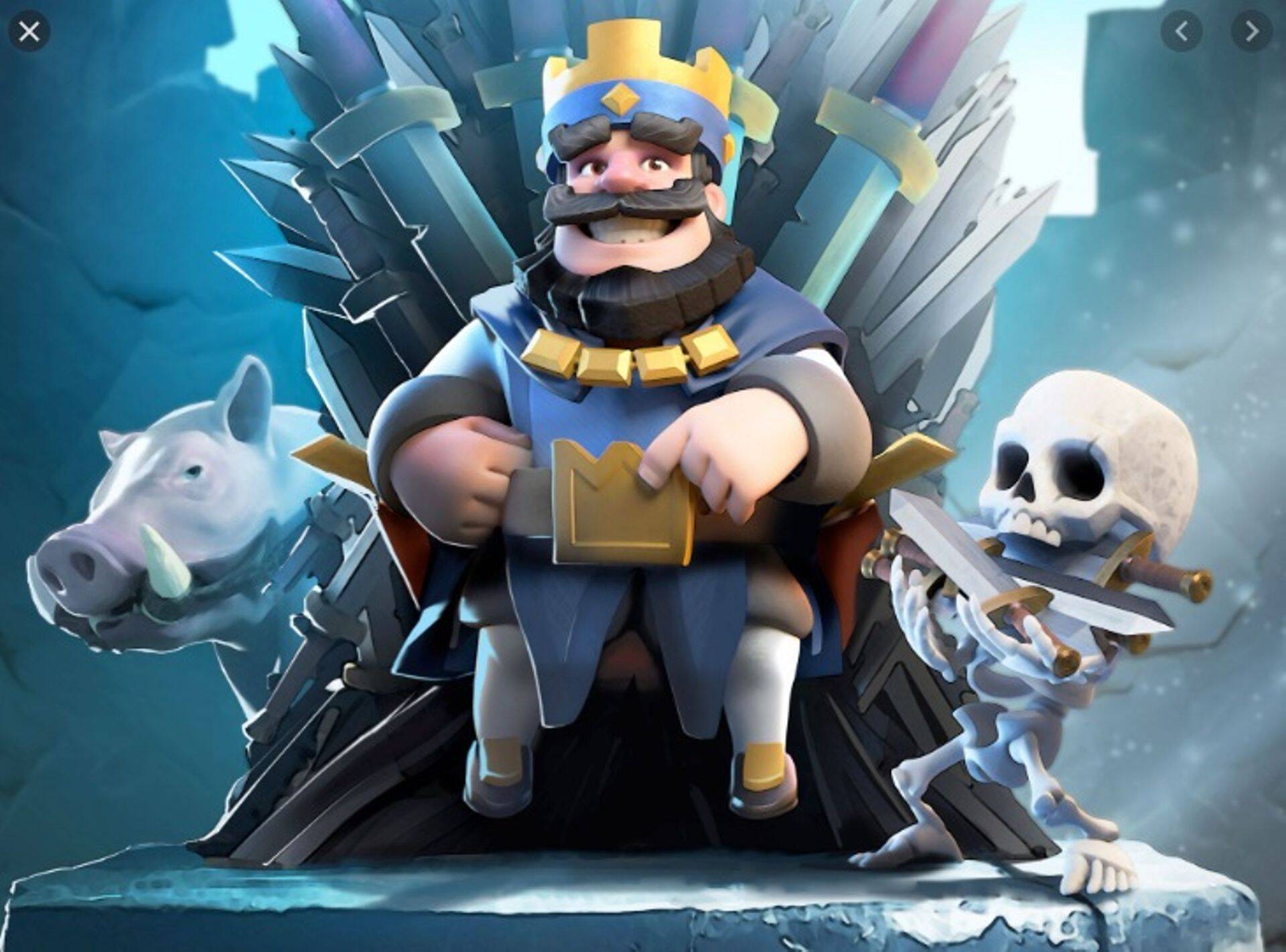 Tegelane Supercelli mängust „Clash Royal“.