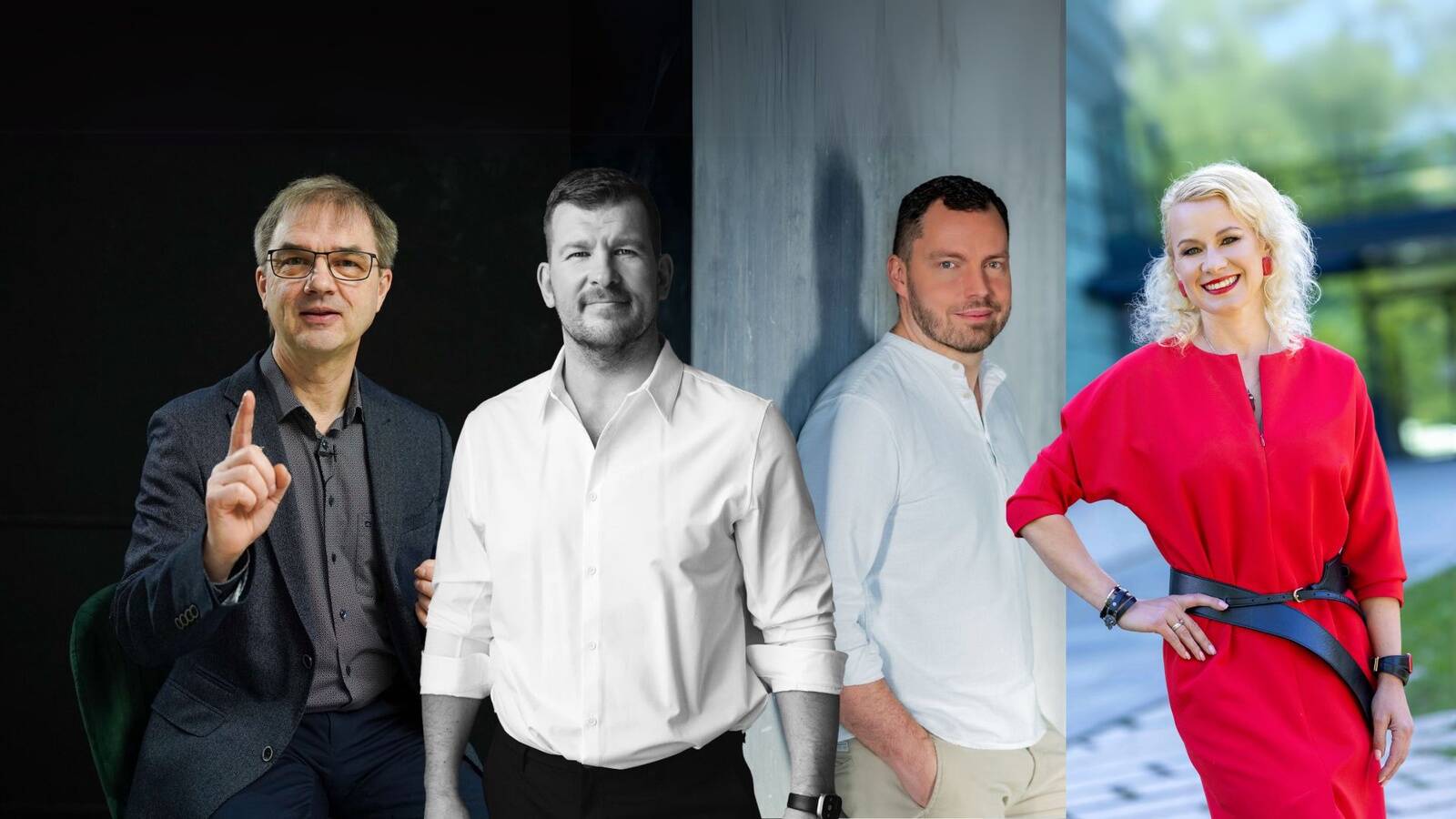 Vasakult: Mats Soomre, Andero Keronen, Ivar Raav, Olesija Saue.