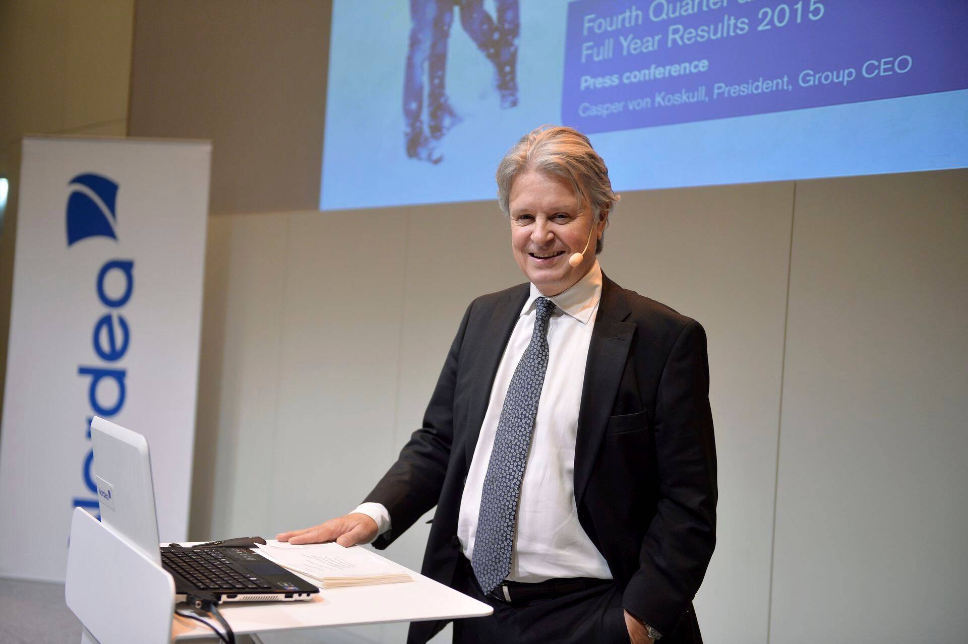 Nordea panga uus juht Casper von Koskull näeb vaeva, et tulud vähenema ei hakkaks.