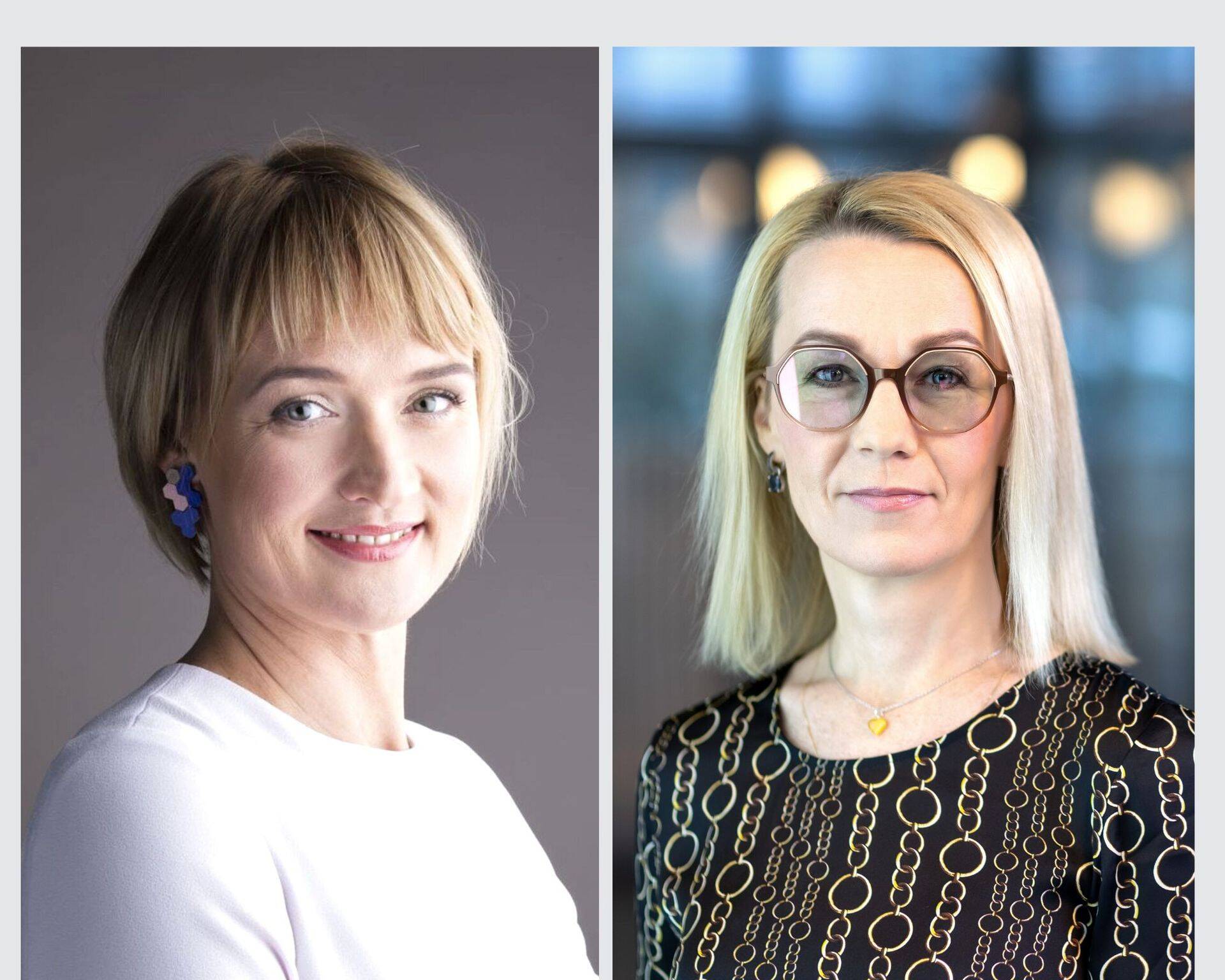 Prisma Peremarketi turundus- ja kommunikatsioonidirektor Liina Pärlin ja Merko Ehitus Eesti kinnisvaraarenduse turundusgrupi juht Kristiine Rebane.