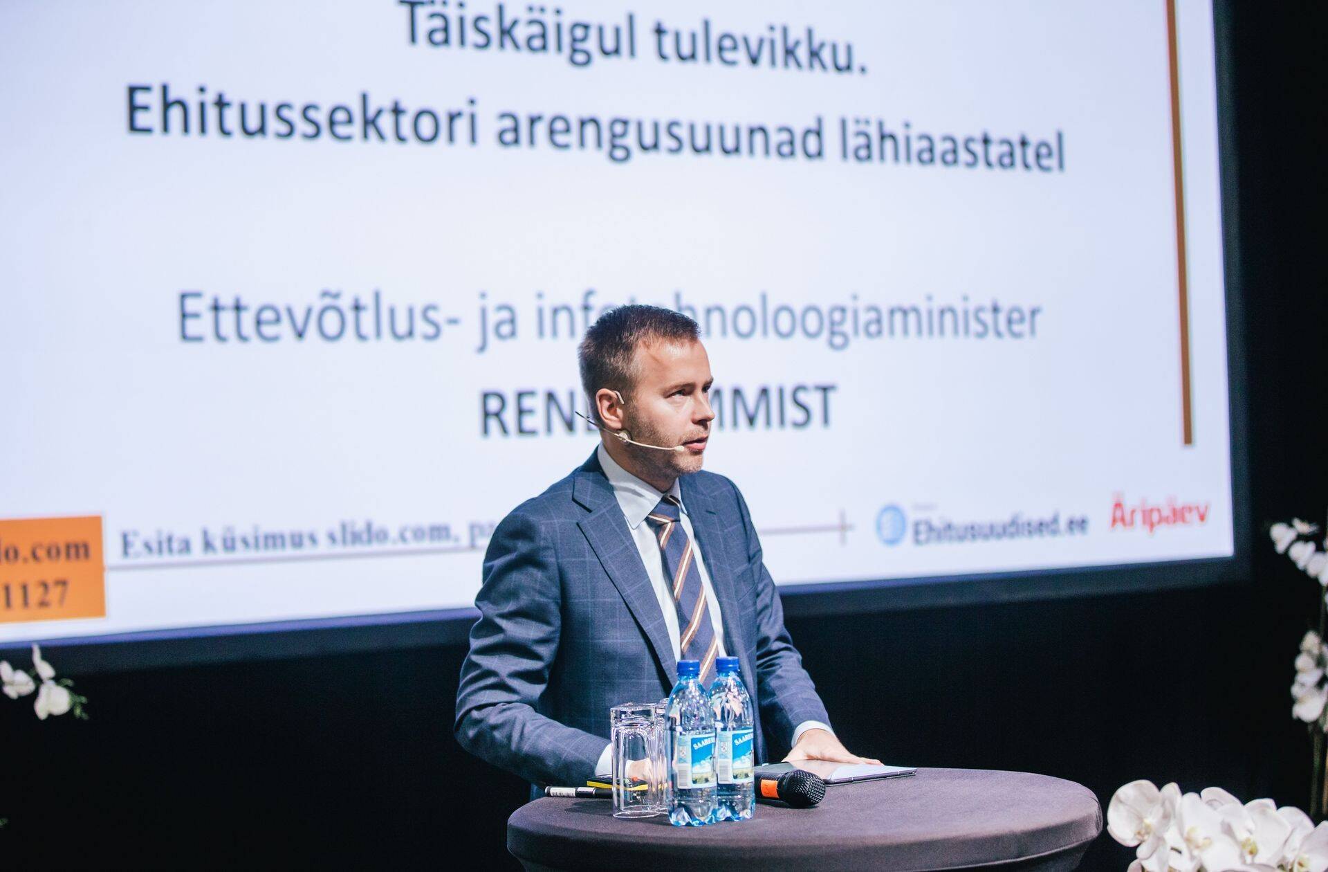 Ettevõtlusminister Rene Tammist