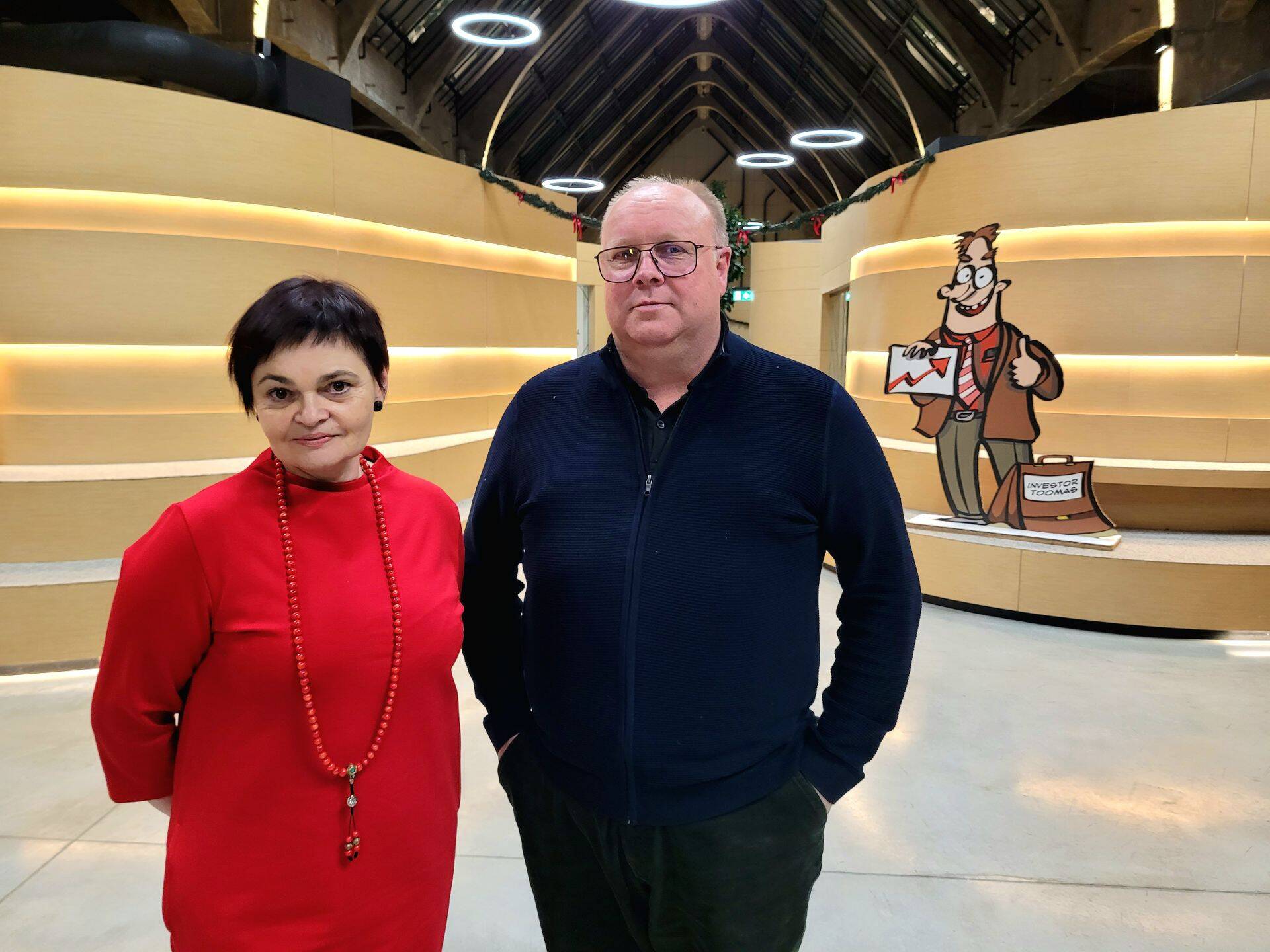 Tervishoiuettevõtte Roche Eesti tegevjuht Kadri Mägi-Lehtsi ja Qvalitas Arstikeskuse peaarst Toomas Põld