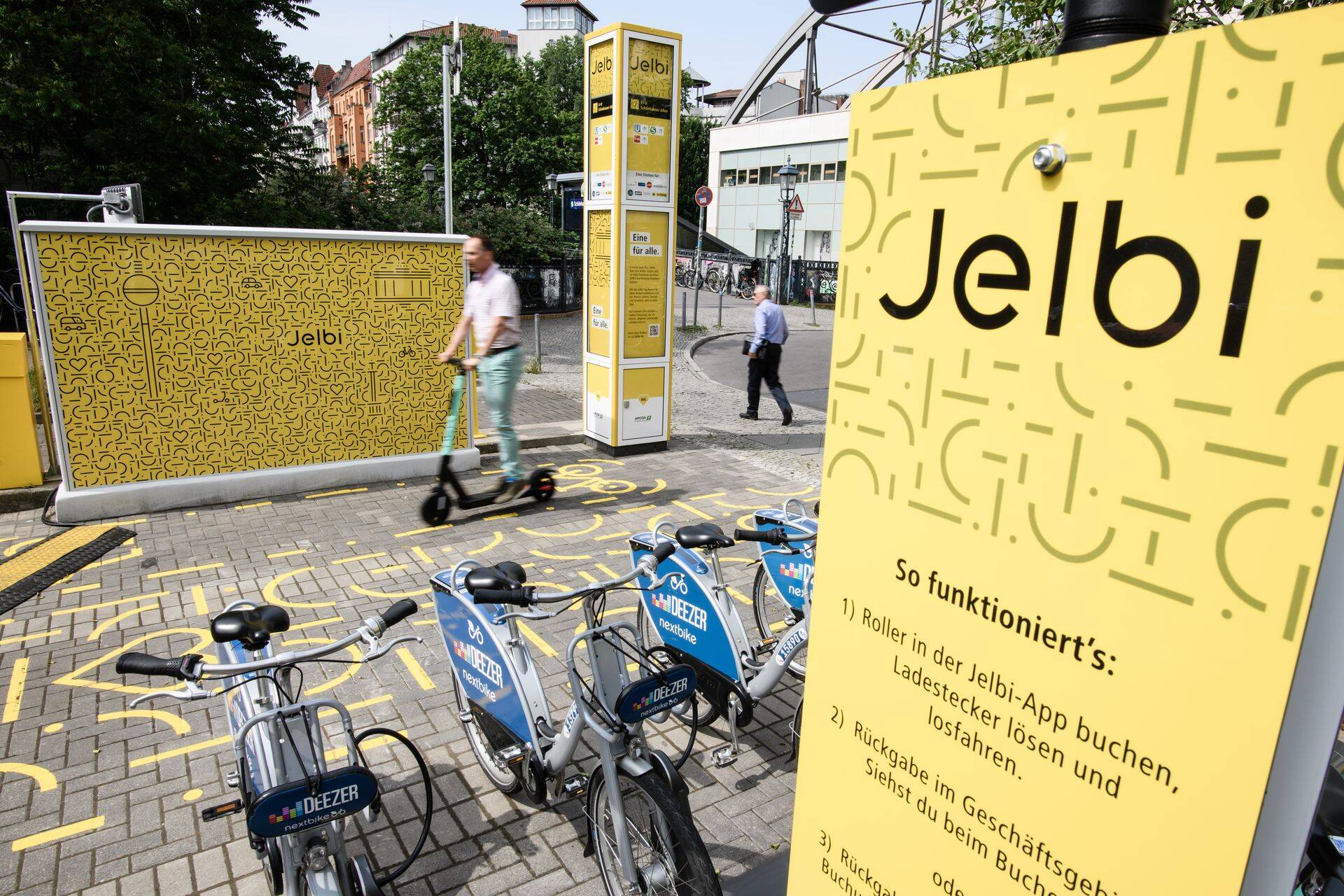 Berliini ühistranspordiettevõtte BVG käivitatud Jelbi, mille kaudu saab kasutada eri liike transpordivahendeid alates tõukeratastest kuni ühistranspordini.