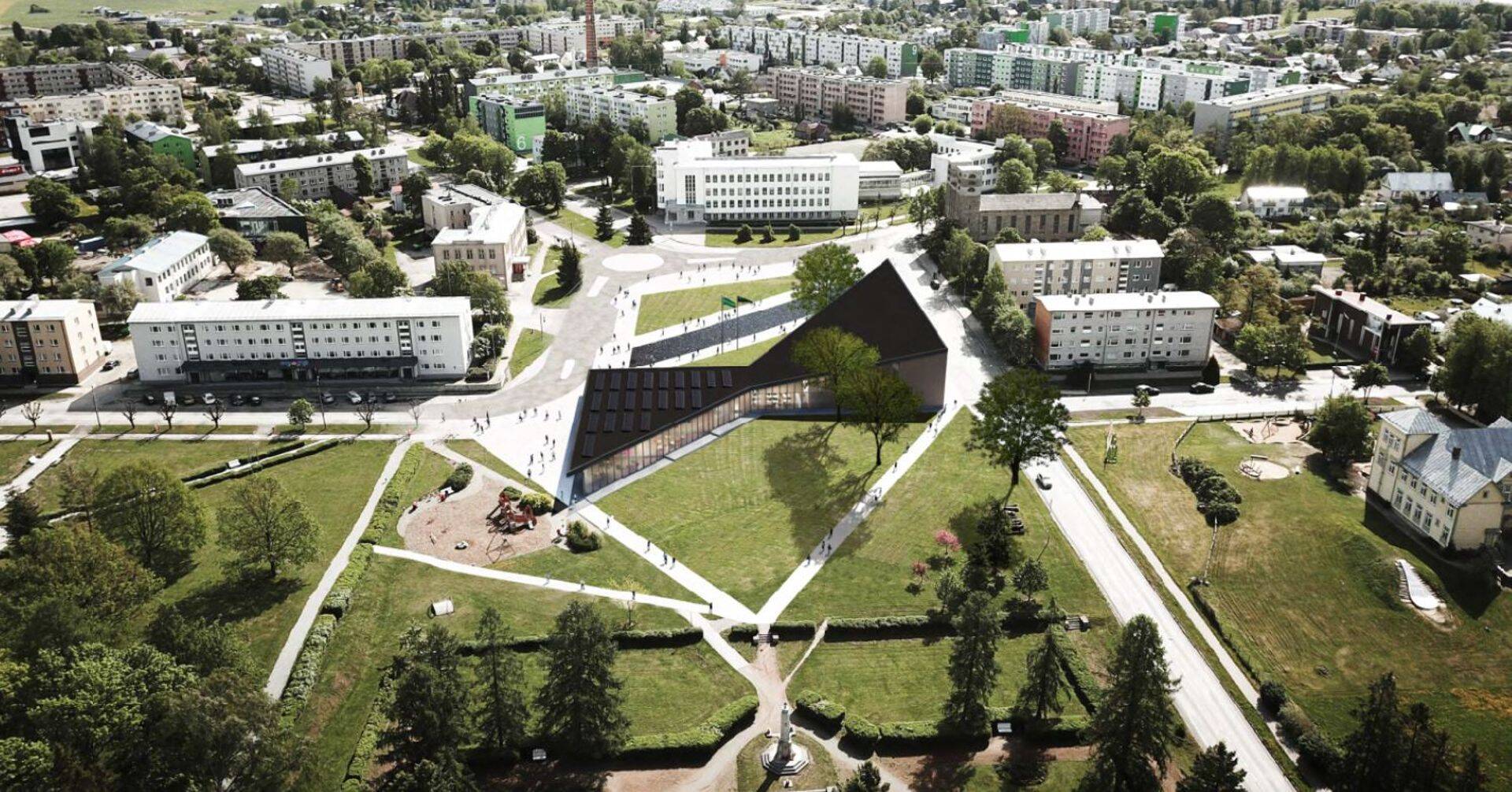 Võidutöö "Pargielu" ülaltvaates