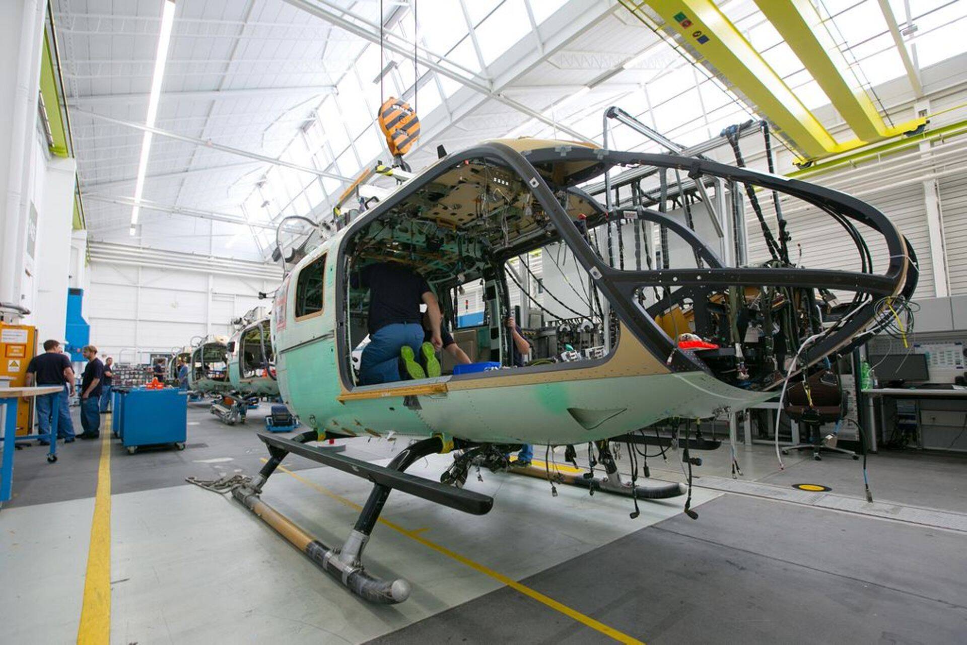 Airbusi helikopterite tehas Saksamaal.