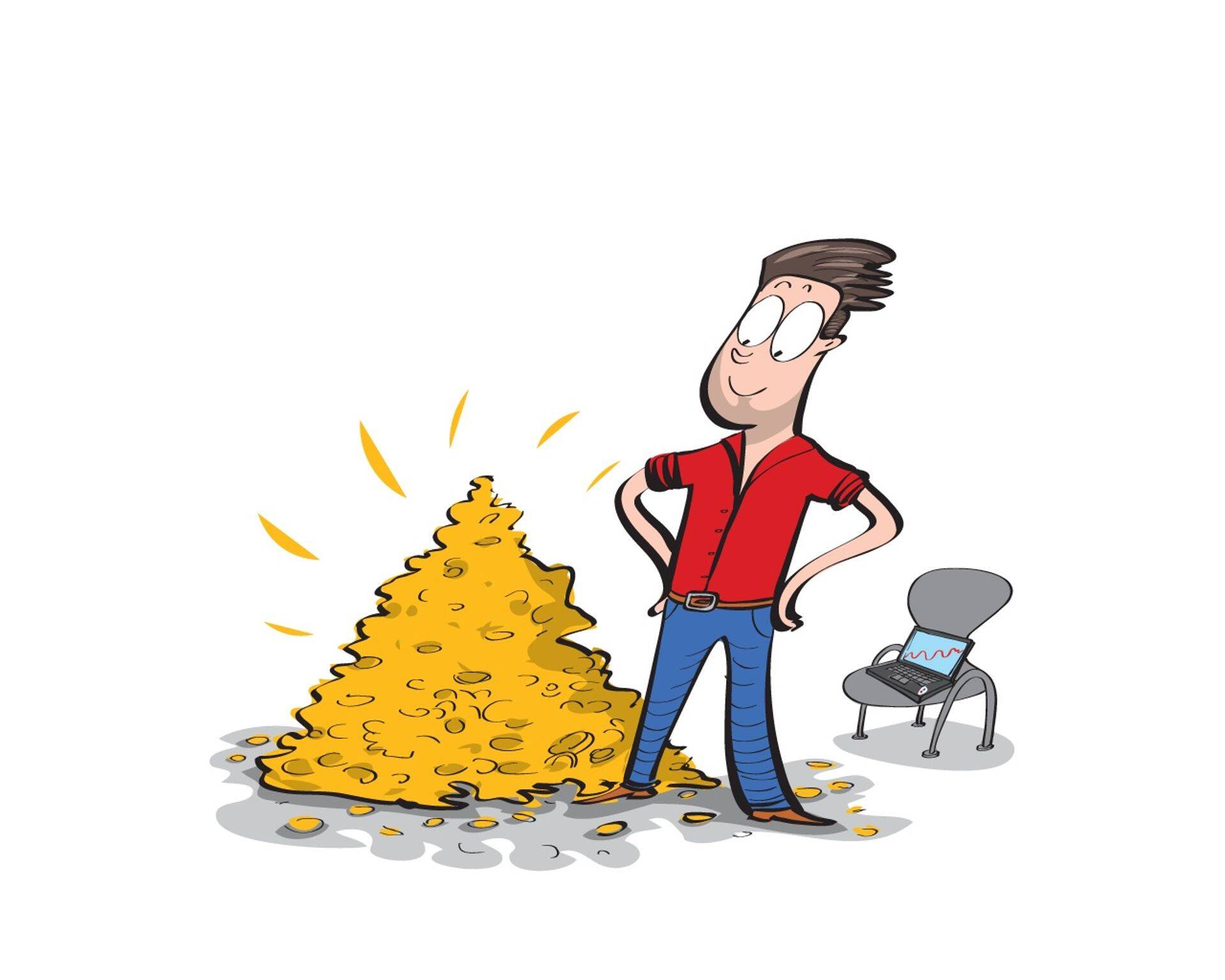 Kaupleja Alex ootab USA turgude avanemist hingevärinal. Tõotab tulla hea päev.