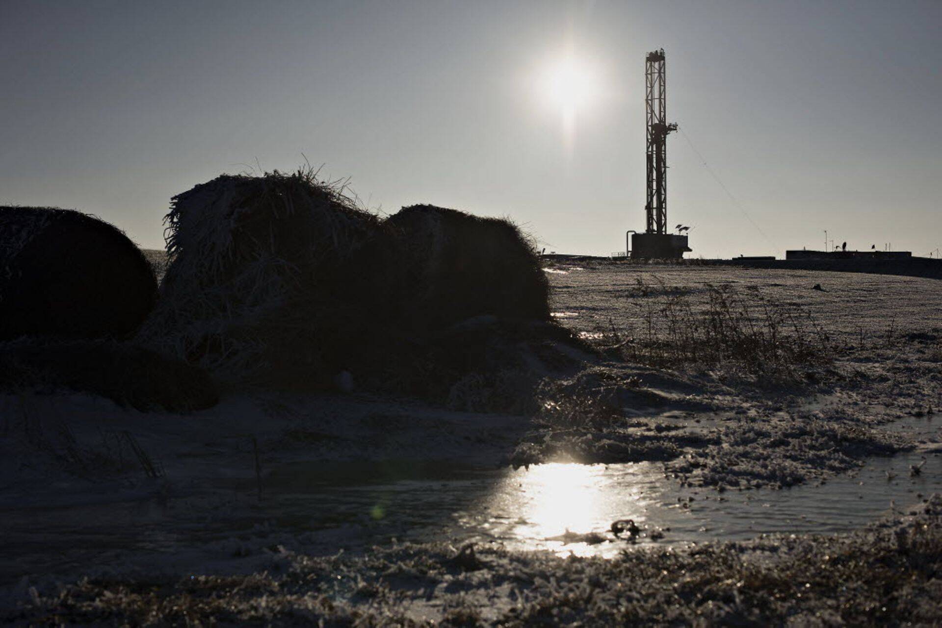 Naftaväli North Dakota osariigis USAs.