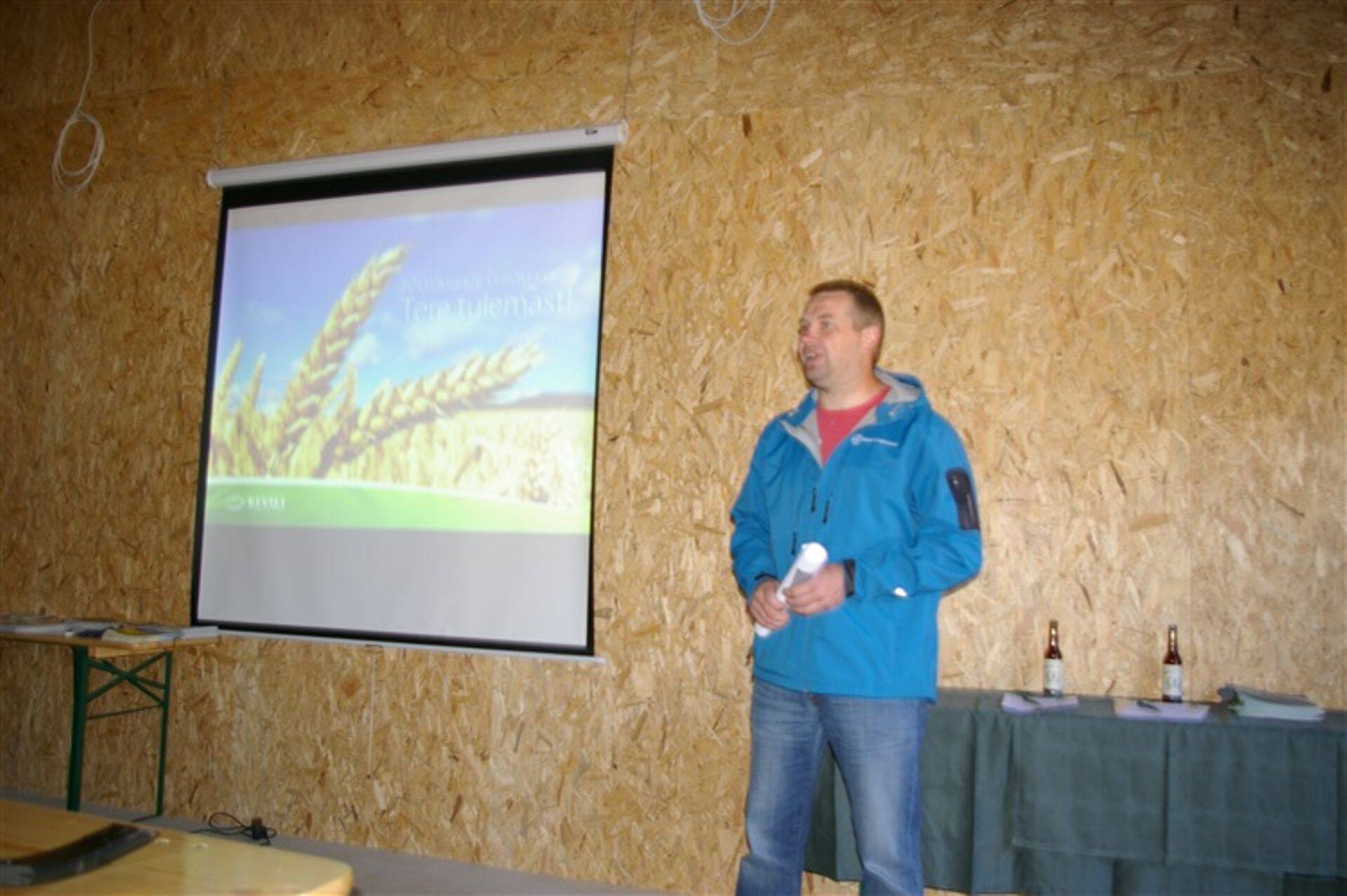 Puhja Ettevõtted OÜ juht Anti Mets rääkimas oma ettevõttest.