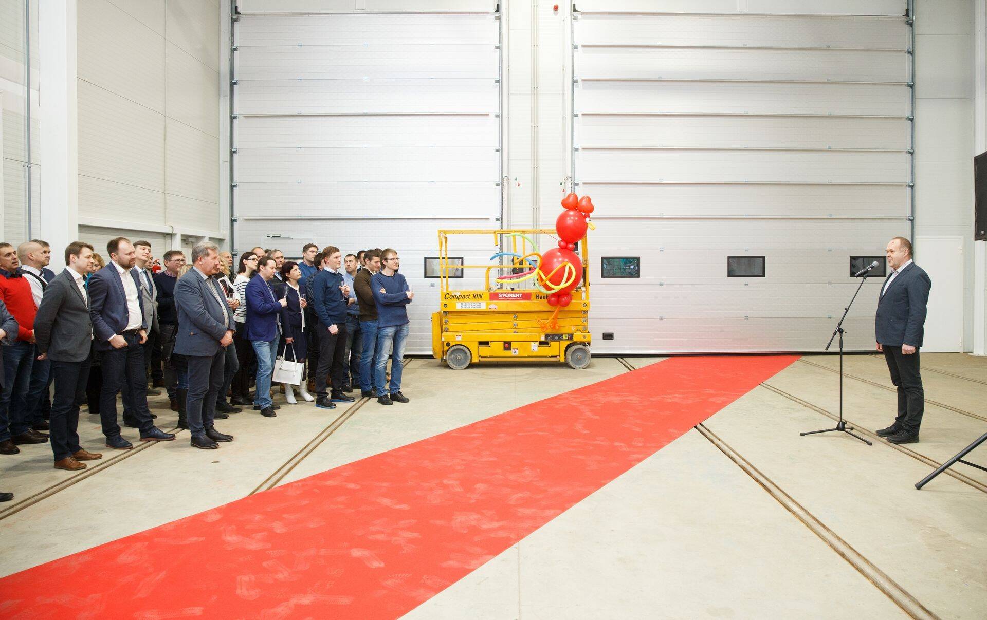 Hekoteki viimistlustsehhi avamine.